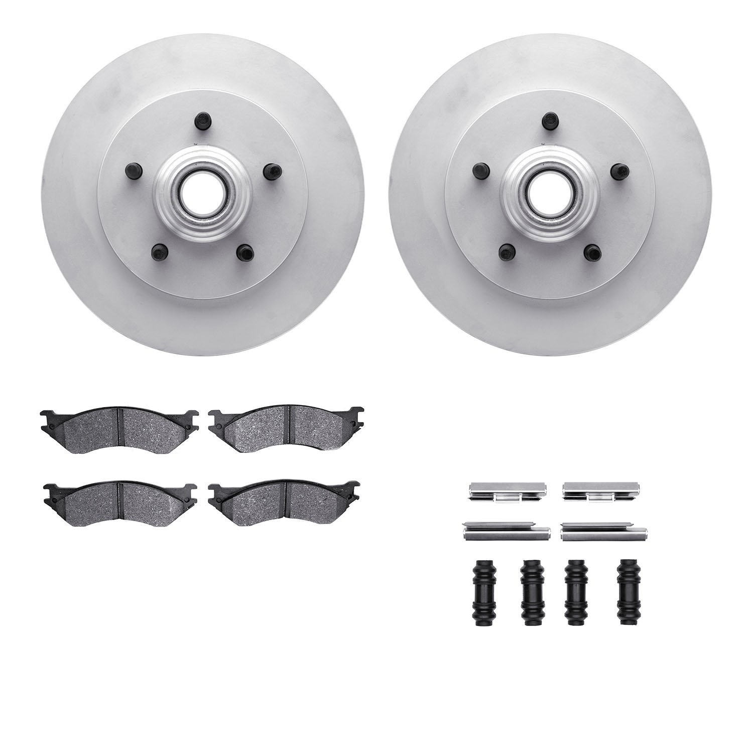 4412-54032 Geospec Brake Rotors with Ultimate-Duty Brake Pads & Hardware, 1999-2004 Ford/Lincoln/Mercury/Mazda, Position: Front