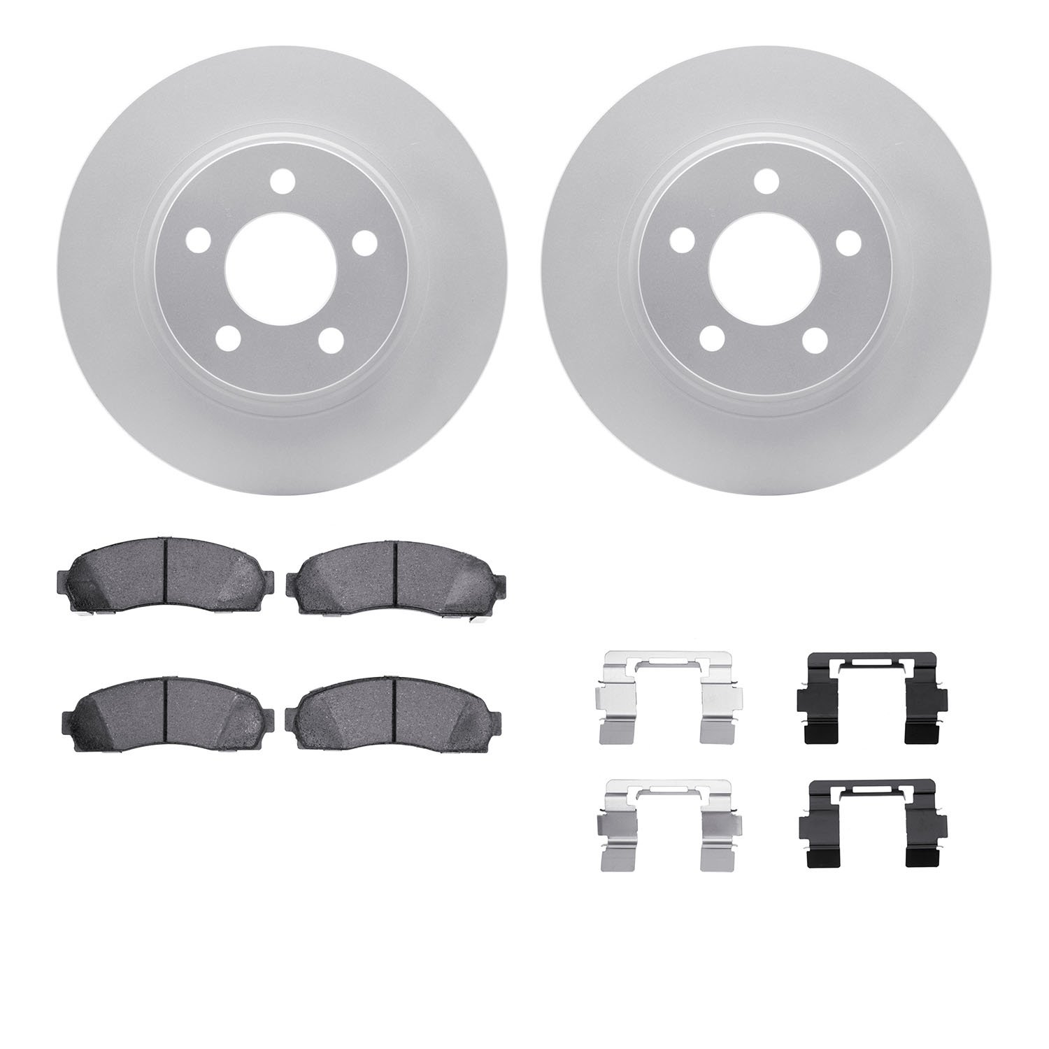 4412-54034 Geospec Brake Rotors with Ultimate-Duty Brake Pads & Hardware, 2003-2011 Ford/Lincoln/Mercury/Mazda, Position: Front
