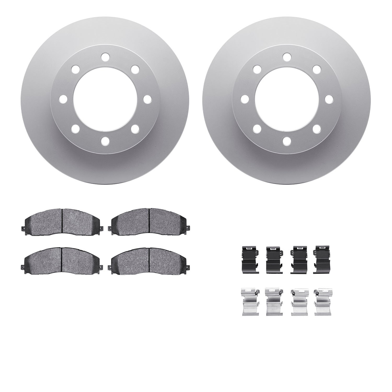 4412-54071 Geospec Brake Rotors with Ultimate-Duty Brake Pads & Hardware, Fits Select Ford/Lincoln/Mercury/Mazda, Position: Fron
