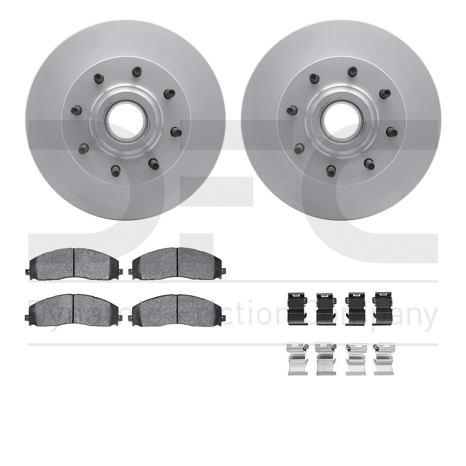 4412-54072 Geospec Brake Rotors with Ultimate-Duty Brake Pads & Hardware, Fits Select Ford/Lincoln/Mercury/Mazda, Position: Fron