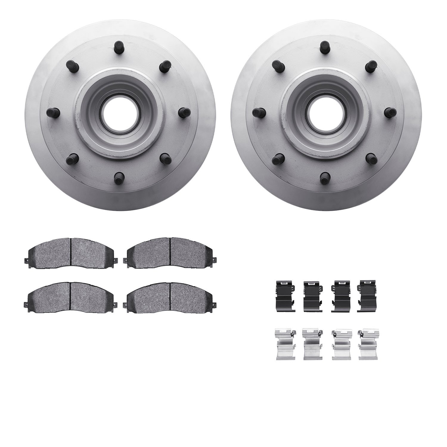 4412-54074 Geospec Brake Rotors with Ultimate-Duty Brake Pads & Hardware, Fits Select Ford/Lincoln/Mercury/Mazda, Position: Fron