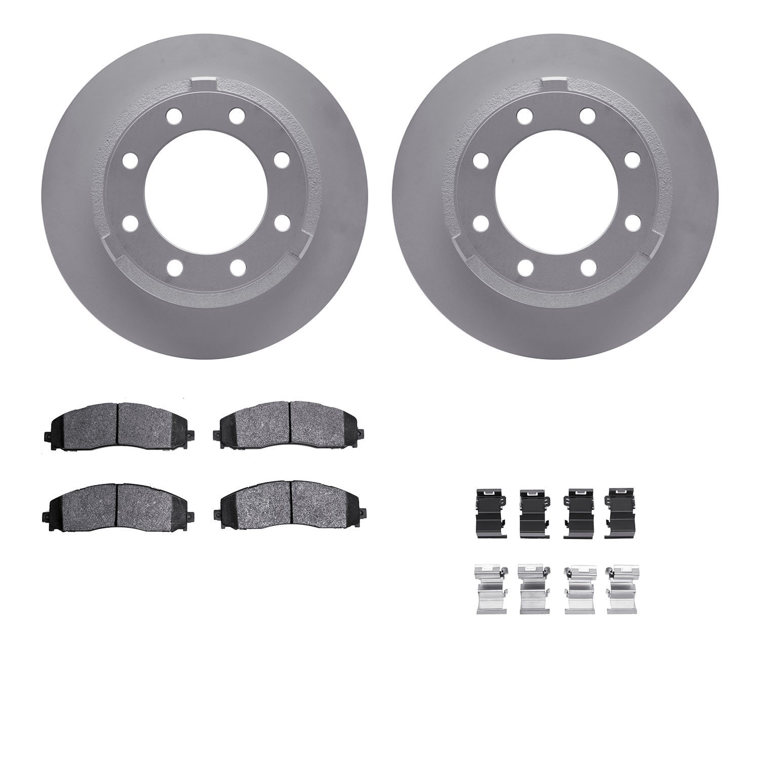 4412-54075 Geospec Brake Rotors with Ultimate-Duty Brake Pads & Hardware, Fits Select Ford/Lincoln/Mercury/Mazda, Position: Rear