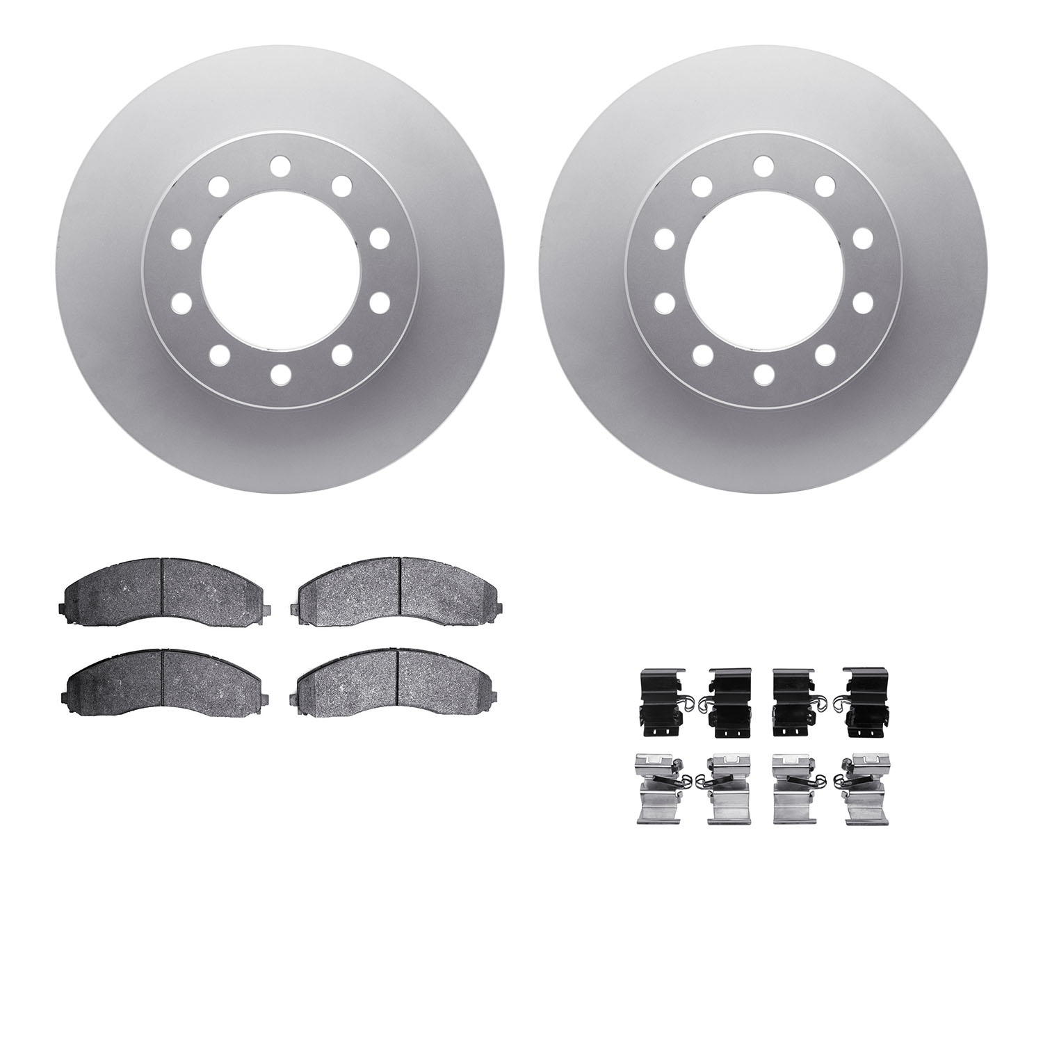4412-54078 Geospec Brake Rotors with Ultimate-Duty Brake Pads & Hardware, Fits Select Ford/Lincoln/Mercury/Mazda, Position: Fron
