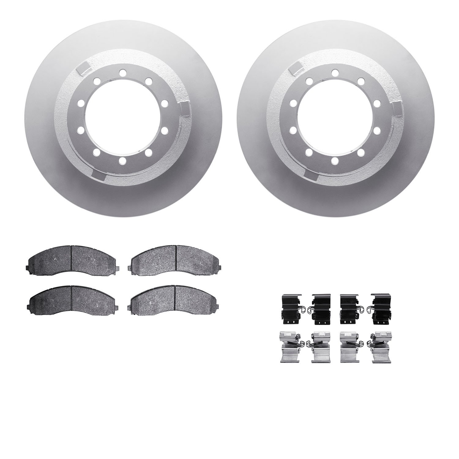 4412-54079 Geospec Brake Rotors with Ultimate-Duty Brake Pads & Hardware, Fits Select Ford/Lincoln/Mercury/Mazda, Position: Rear