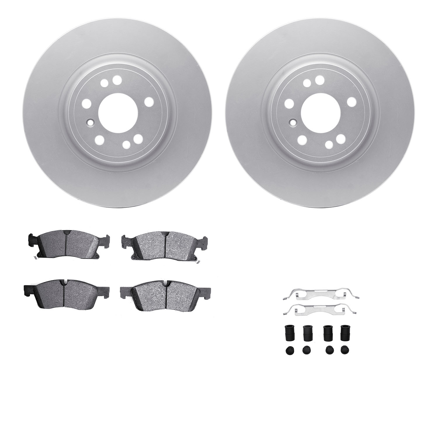 4412-63001 Geospec Brake Rotors with Ultimate-Duty Brake Pads & Hardware, 2012-2018 Mercedes-Benz, Position: Front