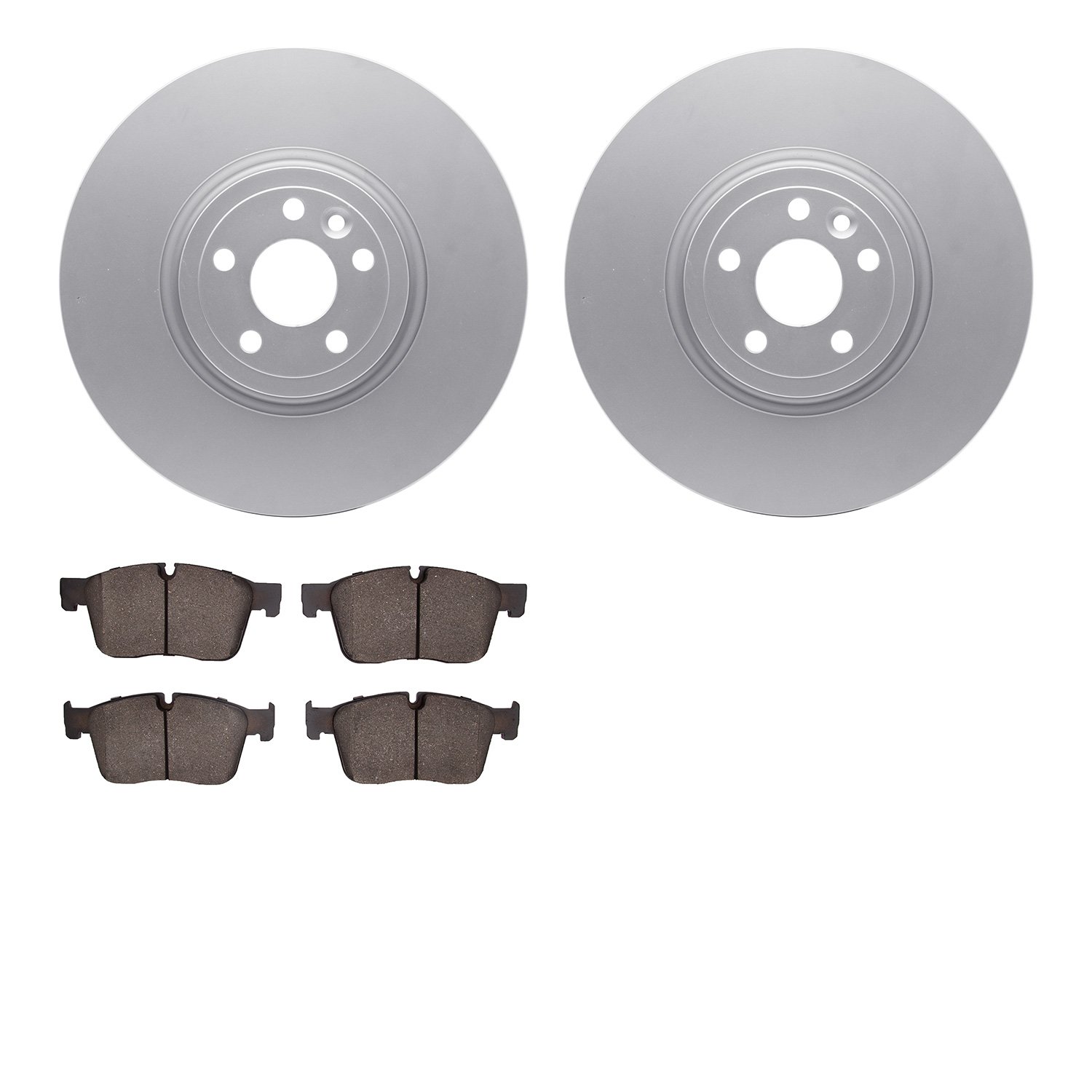 4502-20060 Geospec Brake Rotors w/5000 Advanced Brake Pads Kit, 2017-2020 Multiple Makes/Models, Position: Front