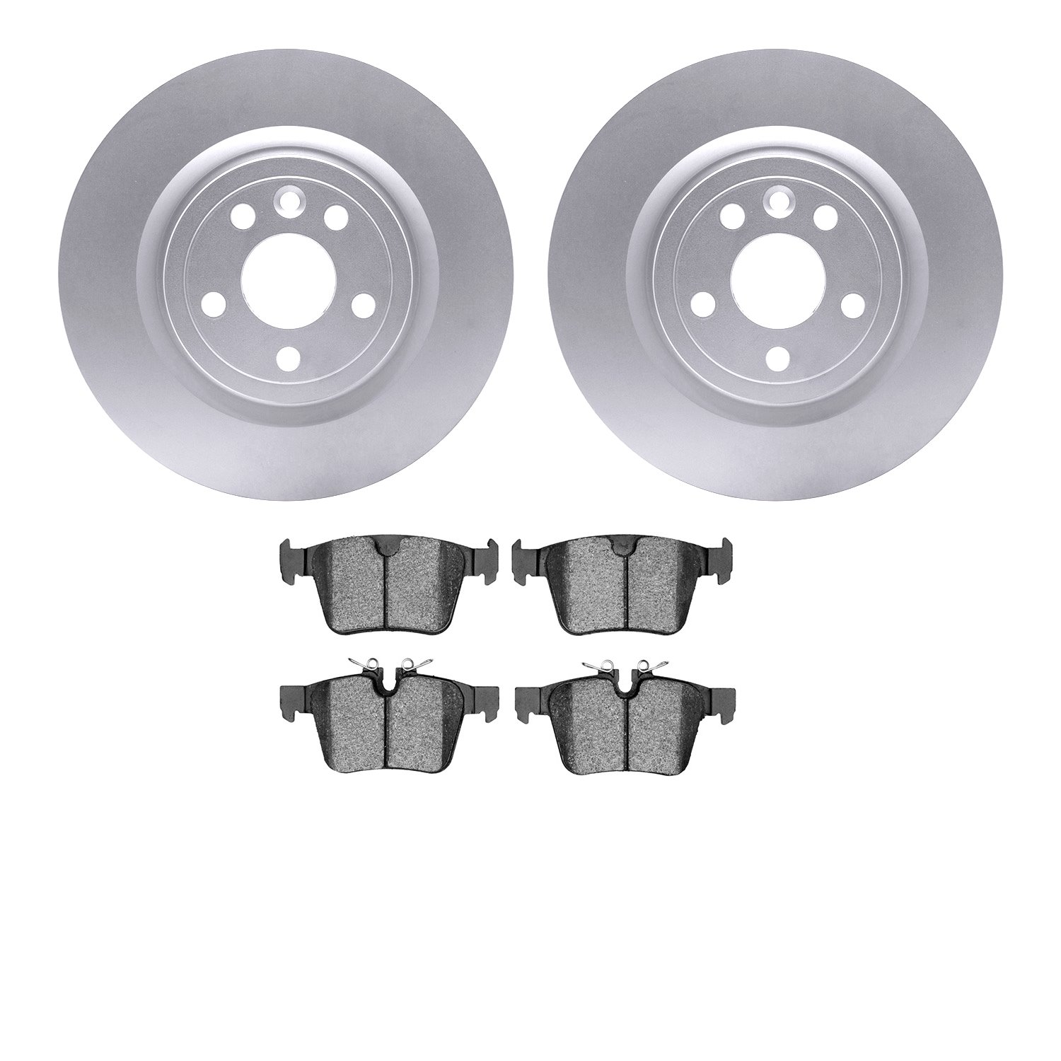 4502-20064 Geospec Brake Rotors w/5000 Advanced Brake Pads Kit, 2019-2020 Jaguar, Position: Rear