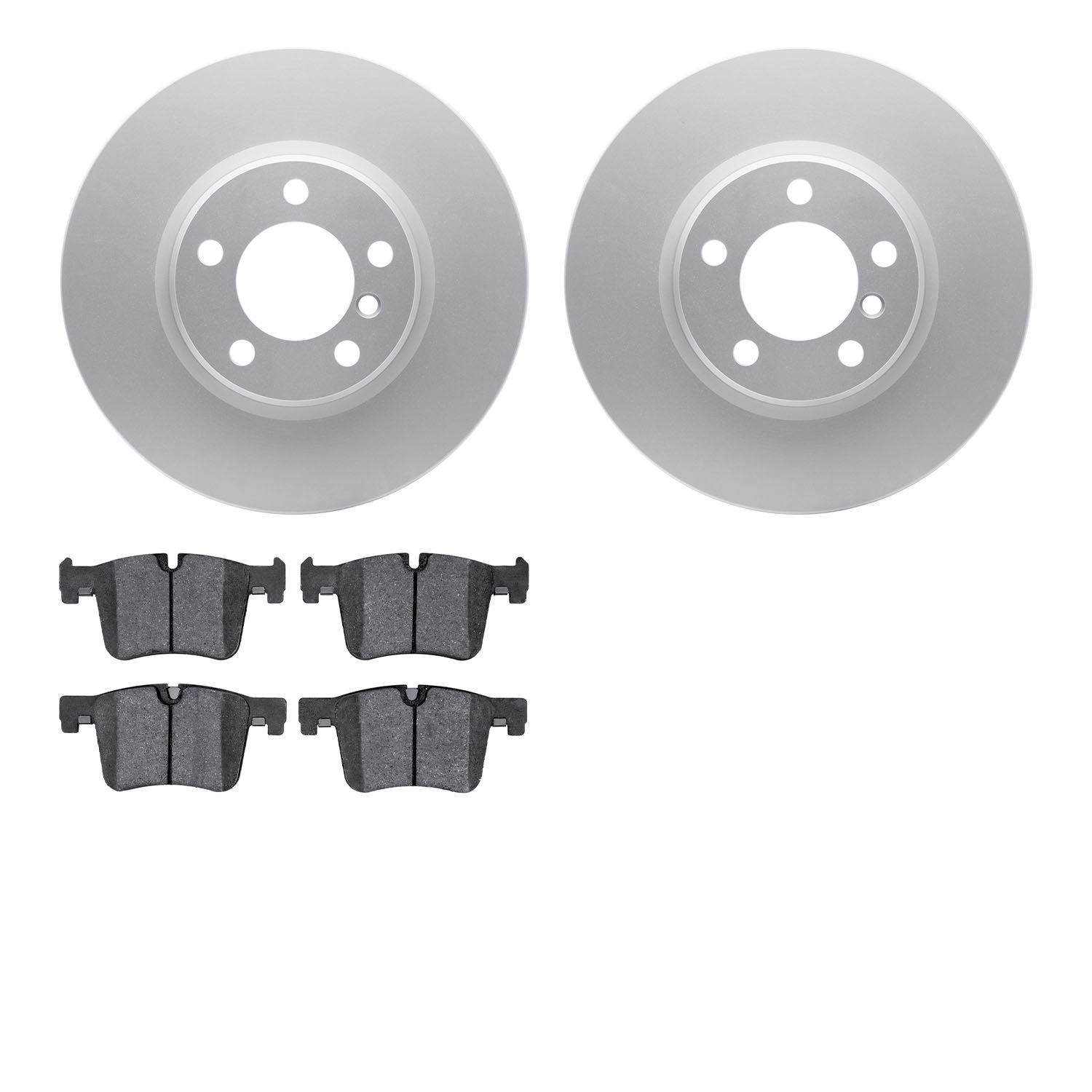4502-31244 Geospec Brake Rotors w/5000 Advanced Brake Pads Kit, 2015-2015 BMW, Position: Front