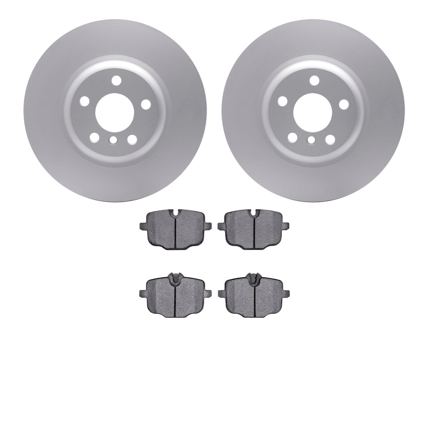 4502-31247 Geospec Brake Rotors w/5000 Advanced Brake Pads Kit, Fits Select BMW, Position: Rear