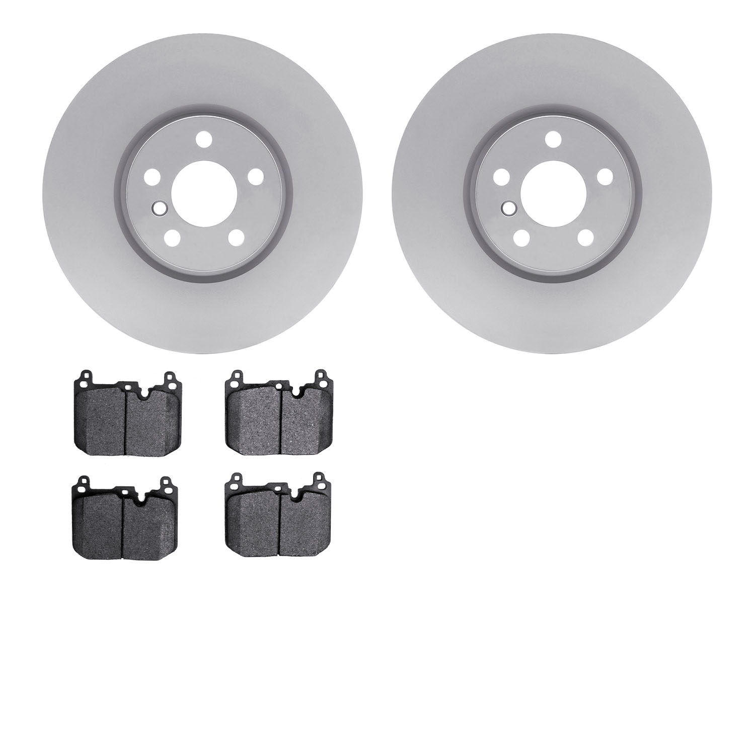 4502-32055 Geospec Brake Rotors w/5000 Advanced Brake Pads Kit, 2015-2019 Mini, Position: Front