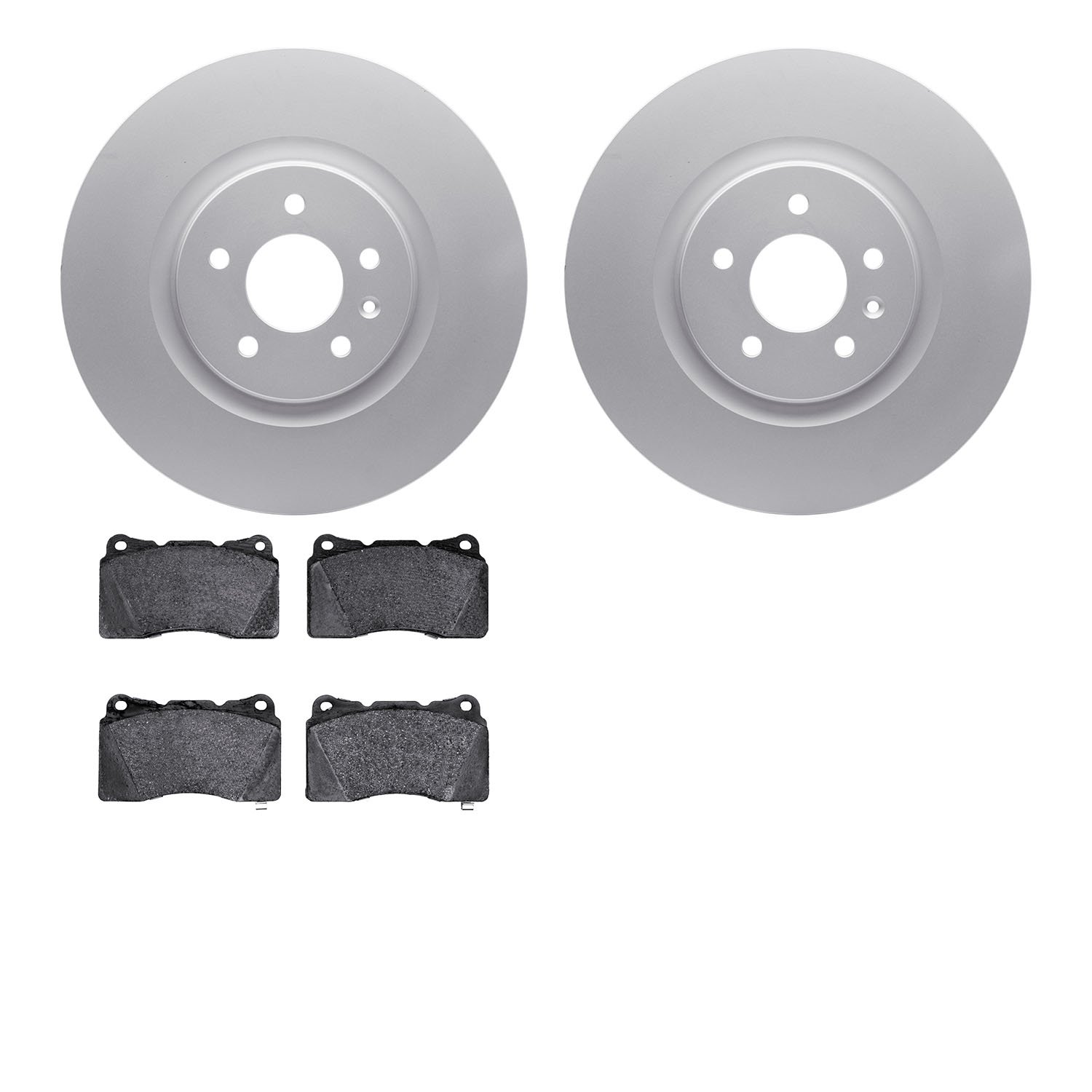 4502-46118 Geospec Brake Rotors w/5000 Advanced Brake Pads Kit, 2018-2020 GM, Position: Front