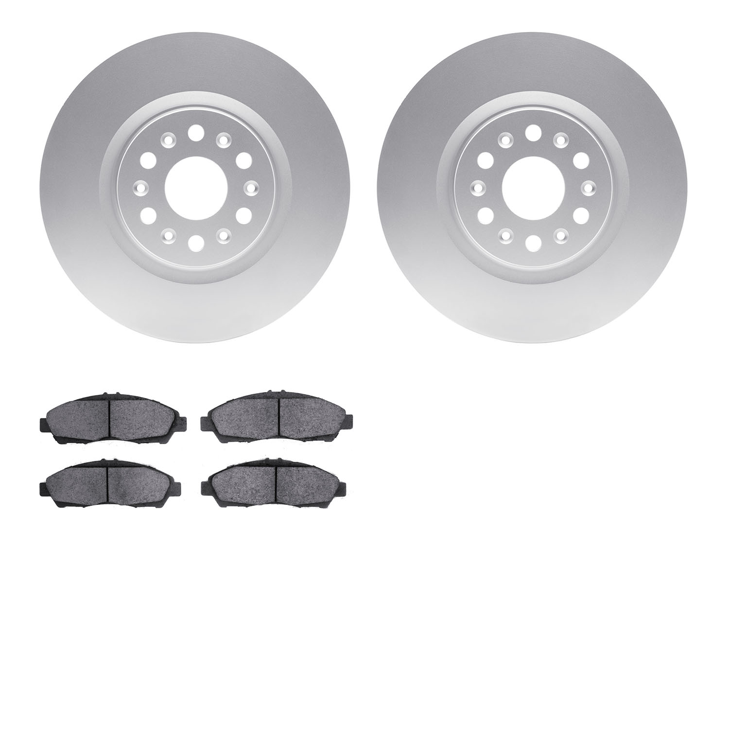 4502-46129 Geospec Brake Rotors w/5000 Advanced Brake Pads Kit, 2017-2020 GM, Position: Front