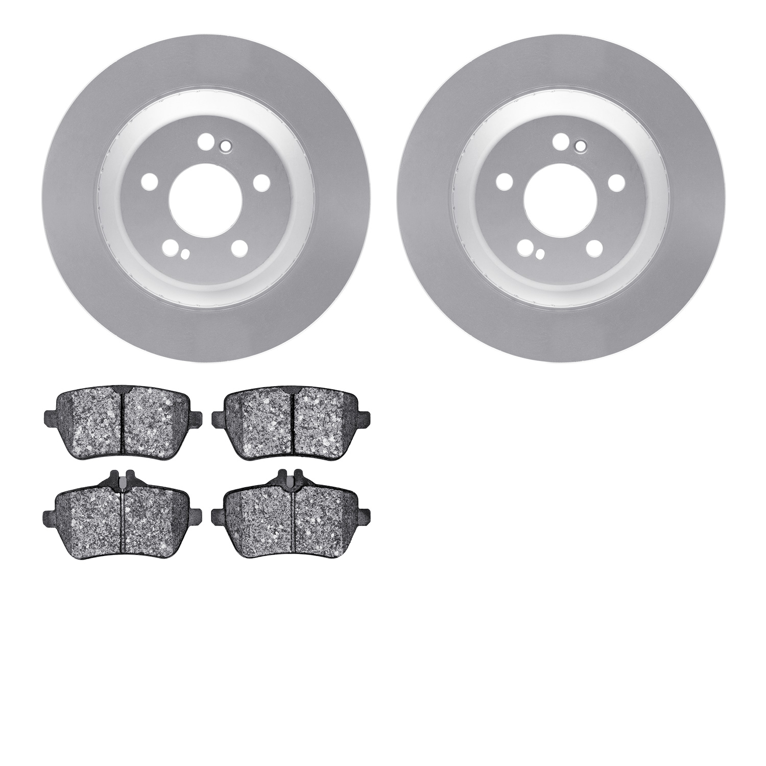 4502-63232 Geospec Brake Rotors w/5000 Advanced Brake Pads Kit, 2015-2021 Mercedes-Benz, Position: Rear
