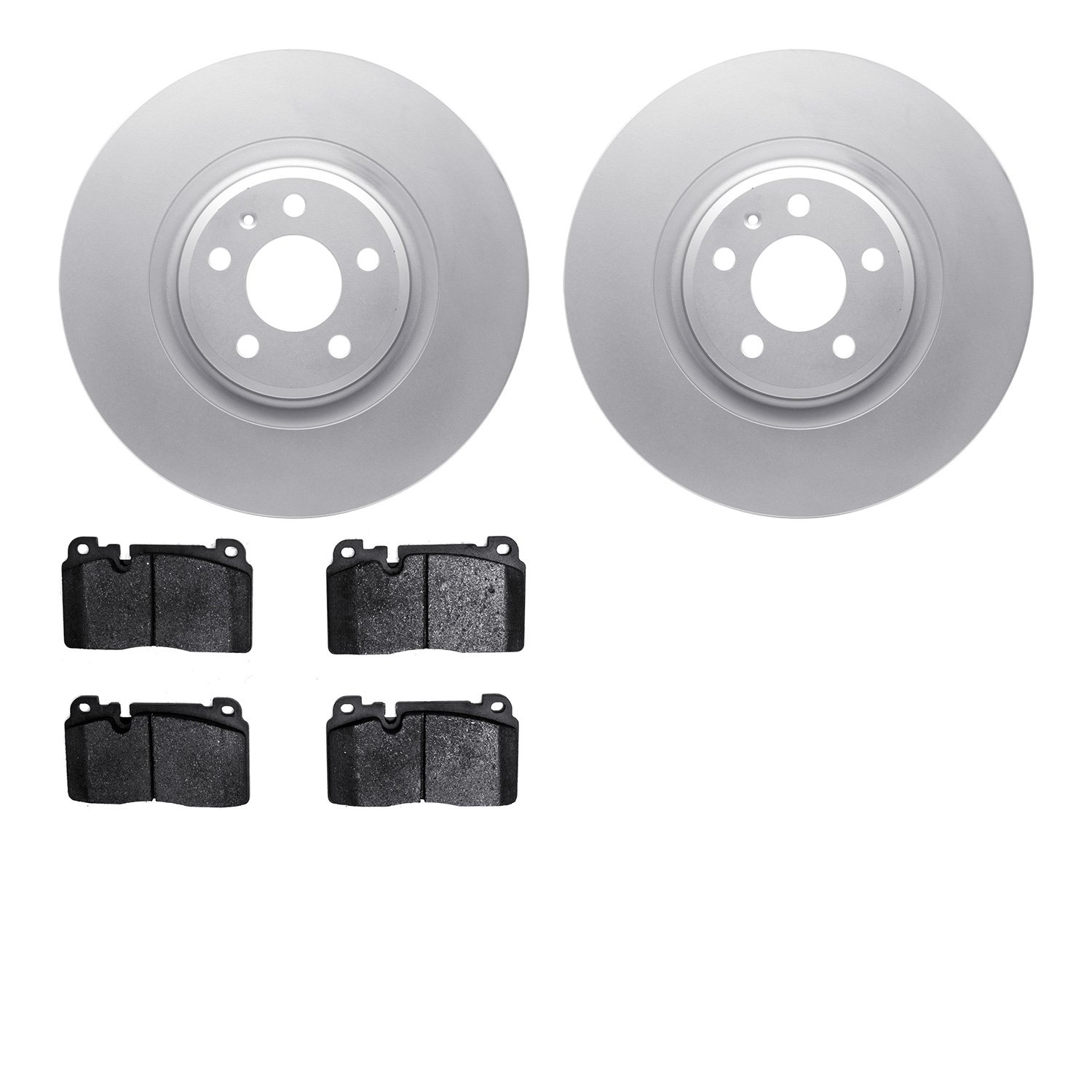 4502-73160 Geospec Brake Rotors w/5000 Advanced Brake Pads Kit, 2013-2020 Multiple Makes/Models, Position: Front