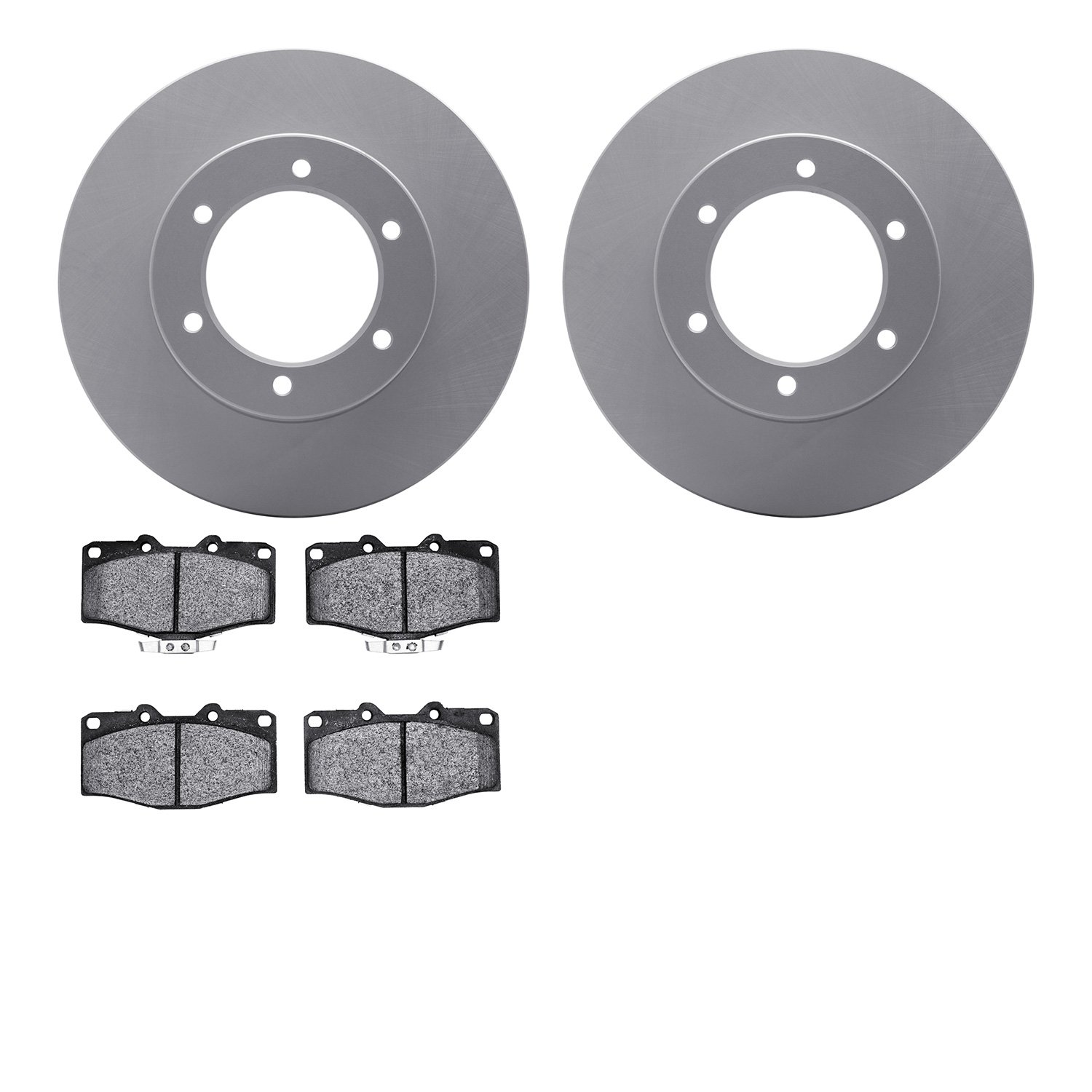 4502-76152 Geospec Brake Rotors w/5000 Advanced Brake Pads Kit, 1988-1995 Lexus/Toyota/Scion, Position: Front