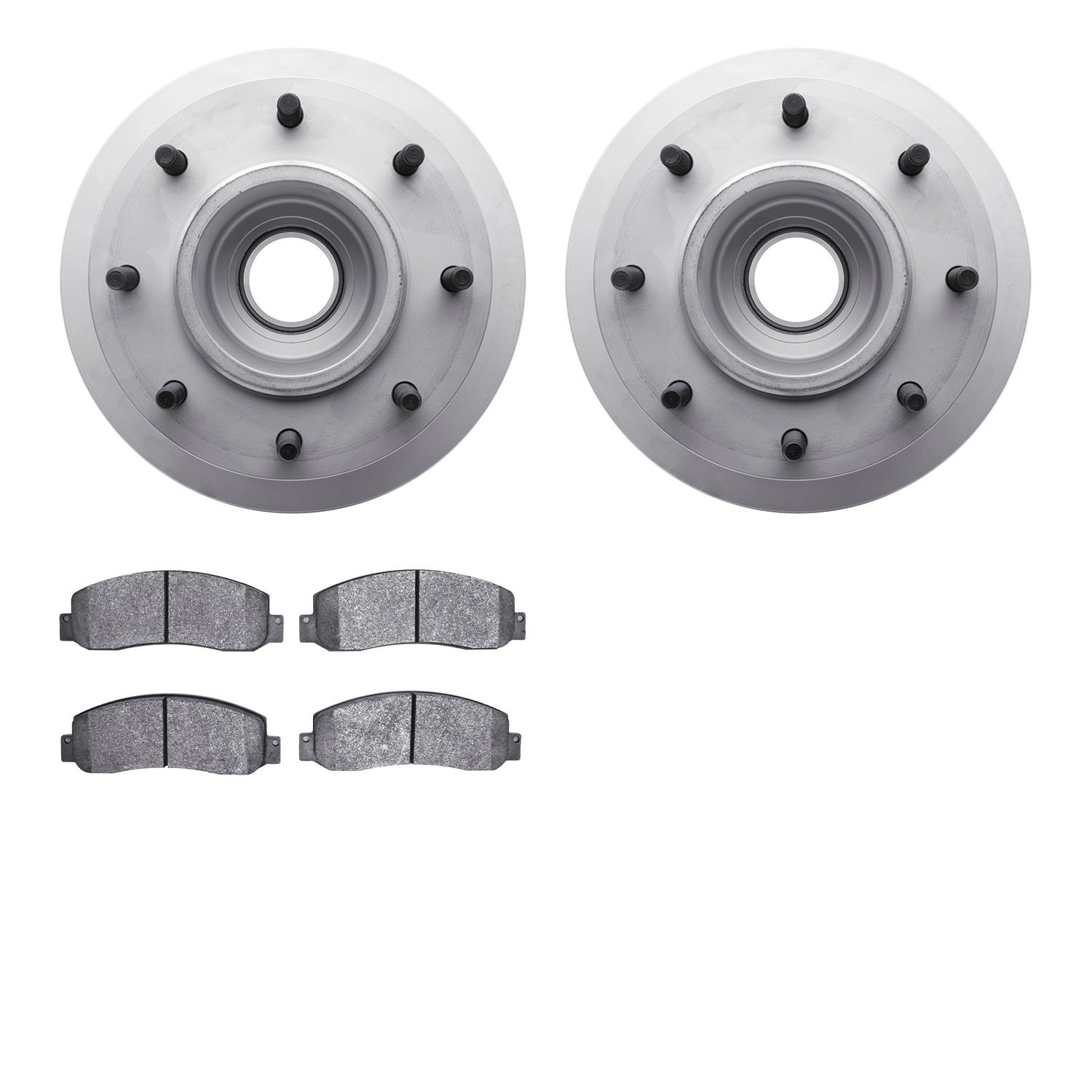 4502-99176 Geospec Brake Rotors w/5000 Advanced Brake Pads Kit, 2006-2010 Ford/Lincoln/Mercury/Mazda, Position: Front