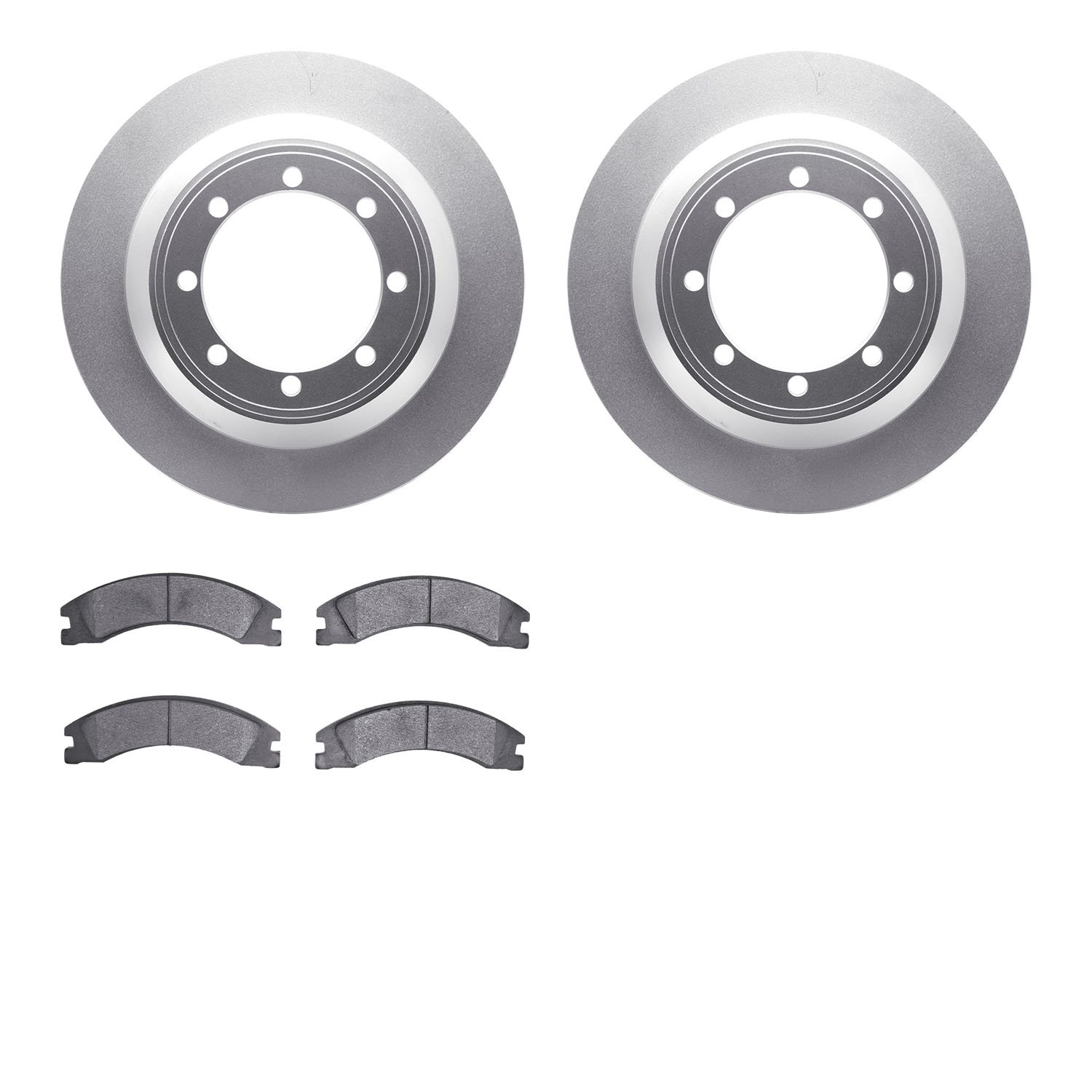 4502-99181 Geospec Brake Rotors w/5000 Advanced Brake Pads Kit, Fits Select Ford/Lincoln/Mercury/Mazda, Position: Rear