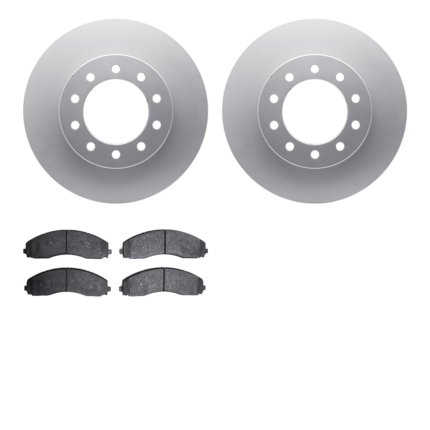 4502-99211 Geospec Brake Rotors w/5000 Advanced Brake Pads Kit, Fits Select Ford/Lincoln/Mercury/Mazda, Position: Front