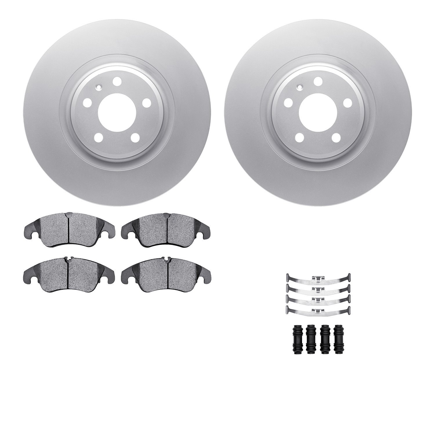 Geospec Brake Rotors w/5000 Advanced Brake Pads Kit