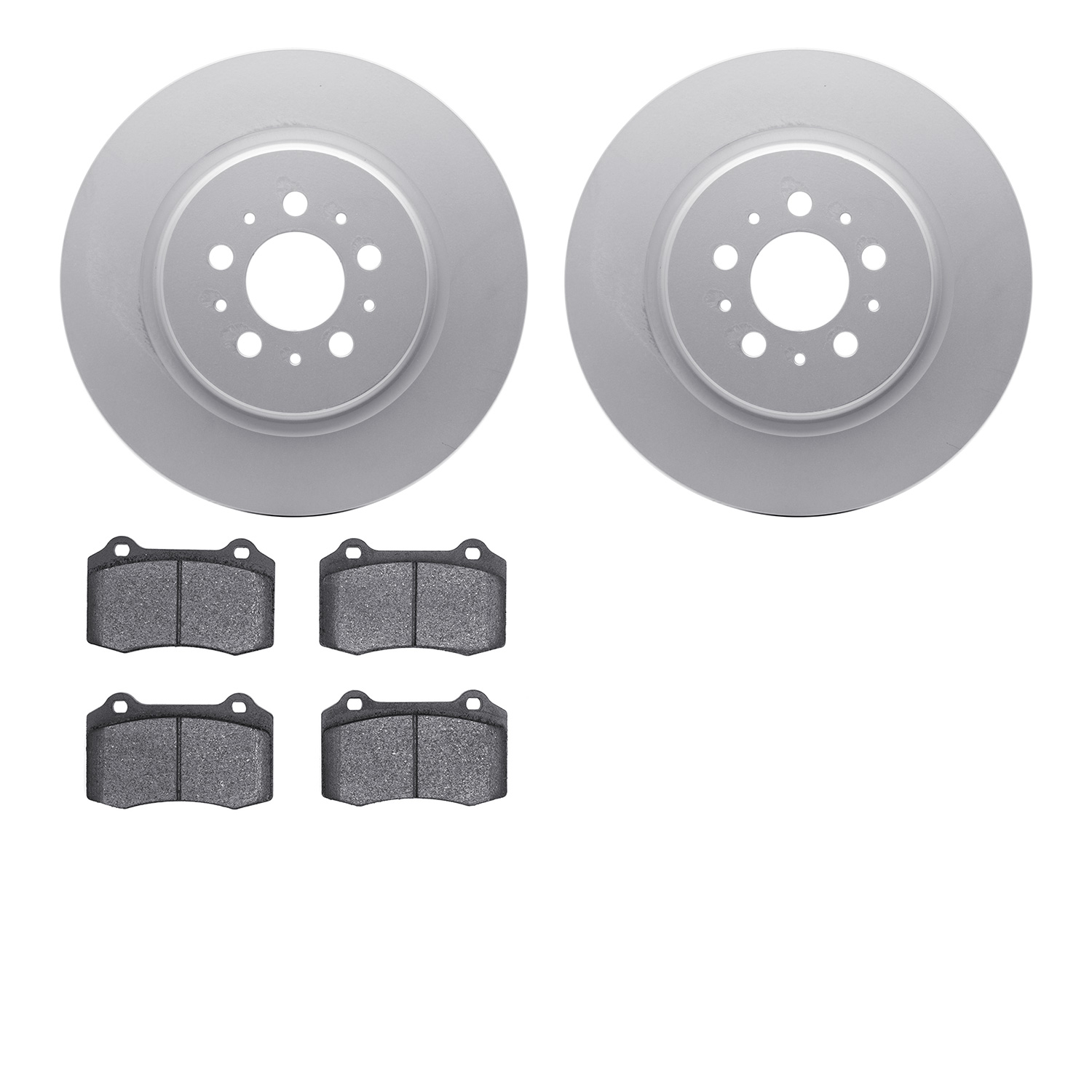 Geospec Brake Rotors w/5000 Euro Ceramic Brake Pads