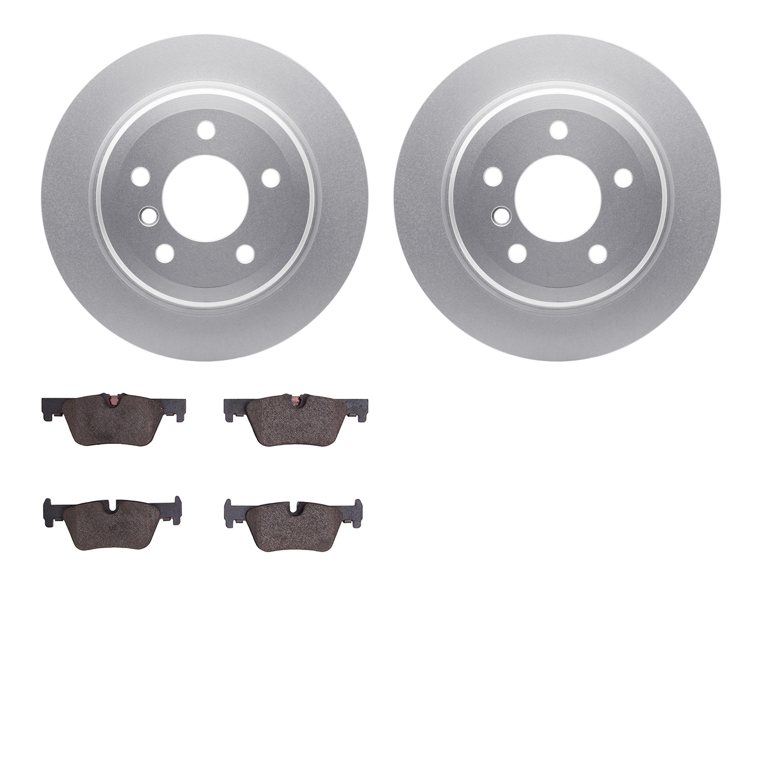 4602-31042 Geospec Brake Rotors w/5000 Euro Ceramic Brake Pads Kit, 2013-2013 BMW, Position: Rear