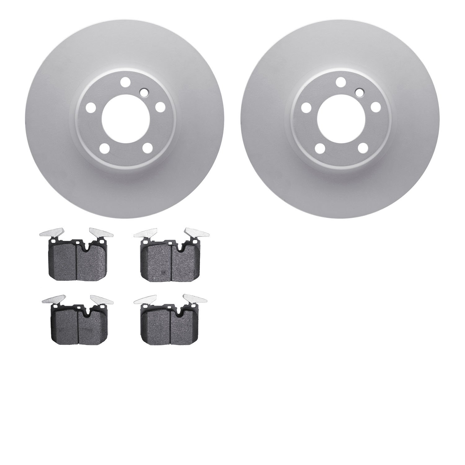 4602-31062 Geospec Brake Rotors w/5000 Euro Ceramic Brake Pads Kit, 2012-2021 BMW, Position: Front