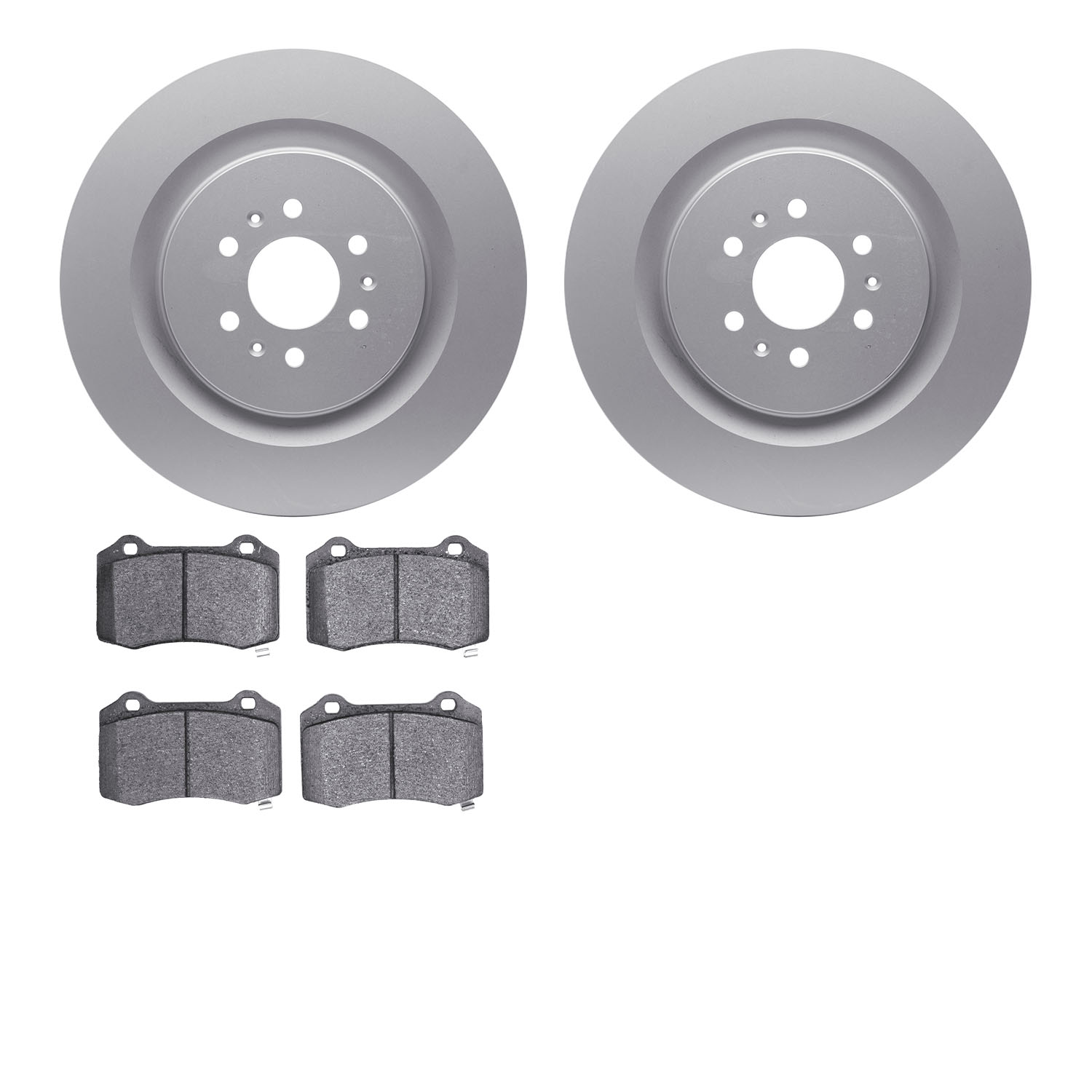 Geospec Brake Rotors w/5000 Euro Ceramic Brake Pads