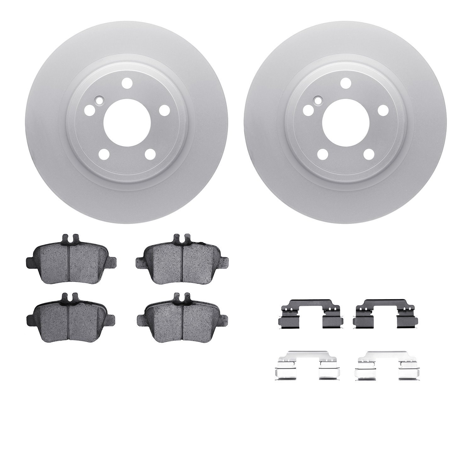 Geospec Brake Rotors w/5000 Euro Ceramic Brake Pads