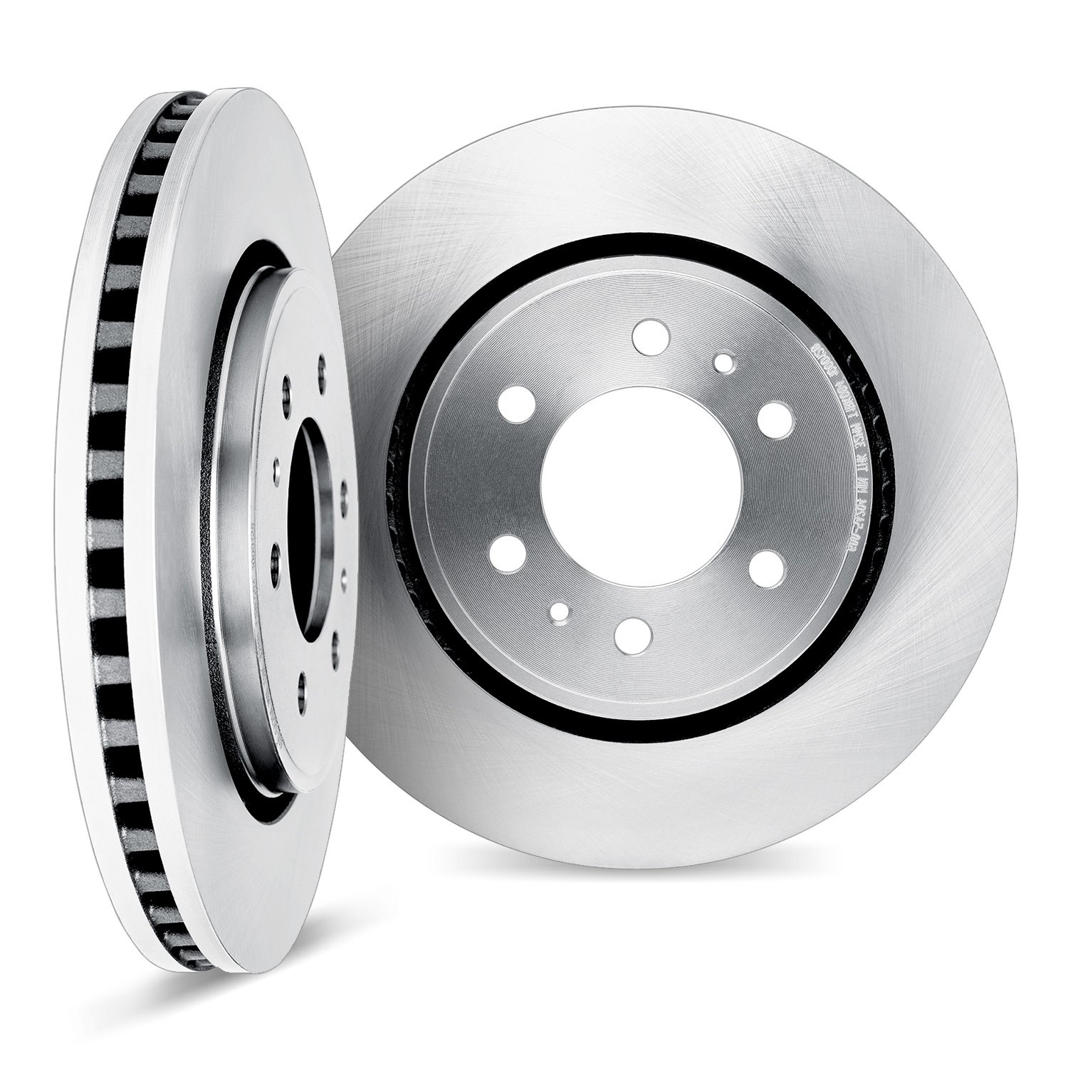 5002-21004 Slotted Brake Rotors [Silver], 2006-2014 Kia/Hyundai/Genesis, Position: Front