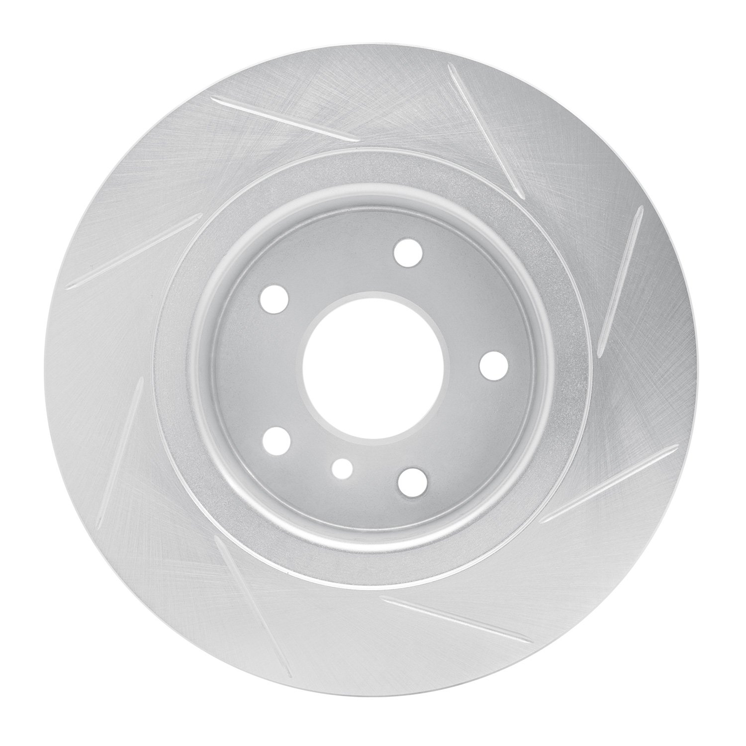 611-11004L Slotted Brake Rotor [Silver], 1994-2004 Land Rover, Position: Rear Left