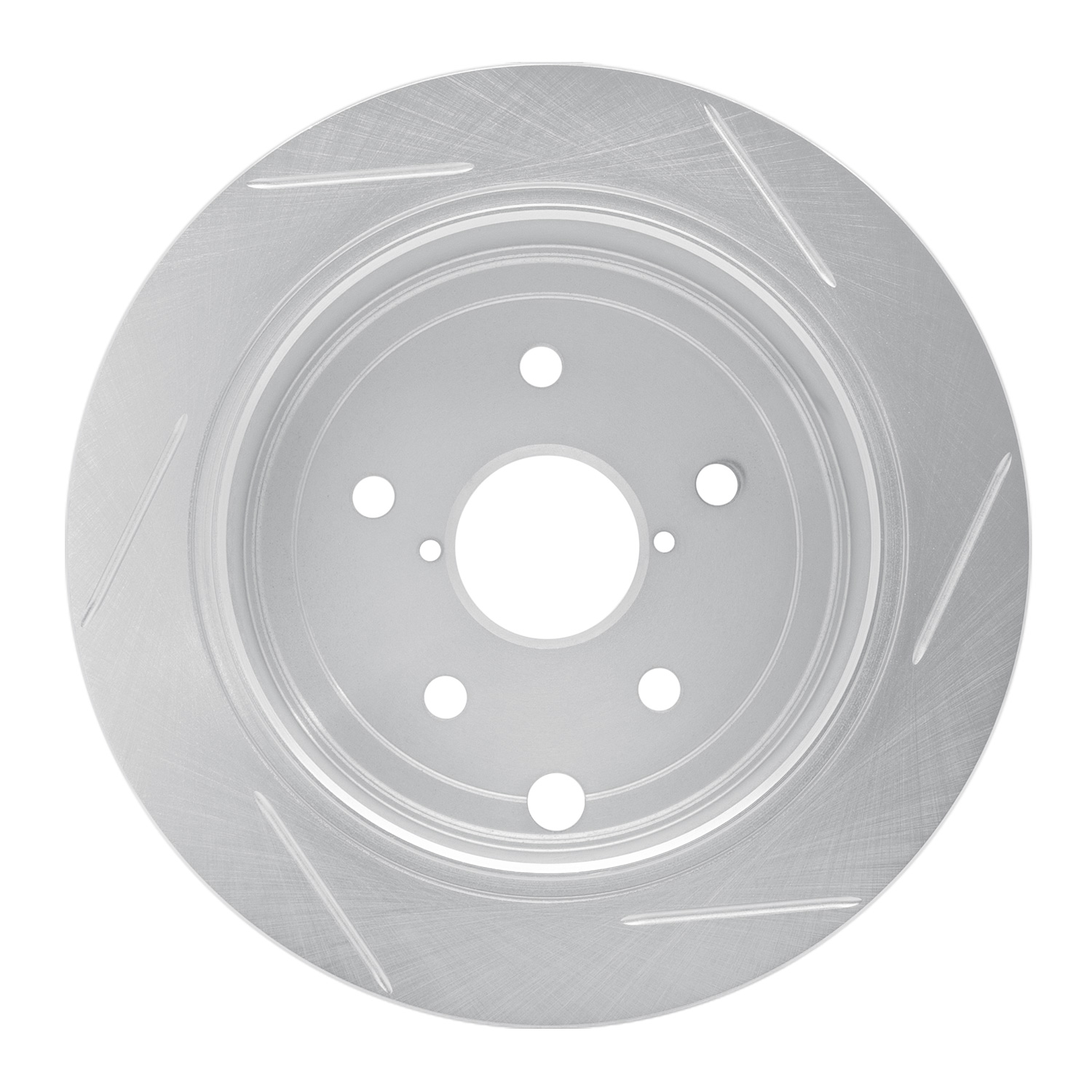 611-13024L Slotted Brake Rotor [Silver], 2015-2021 Subaru, Position: Rear Left