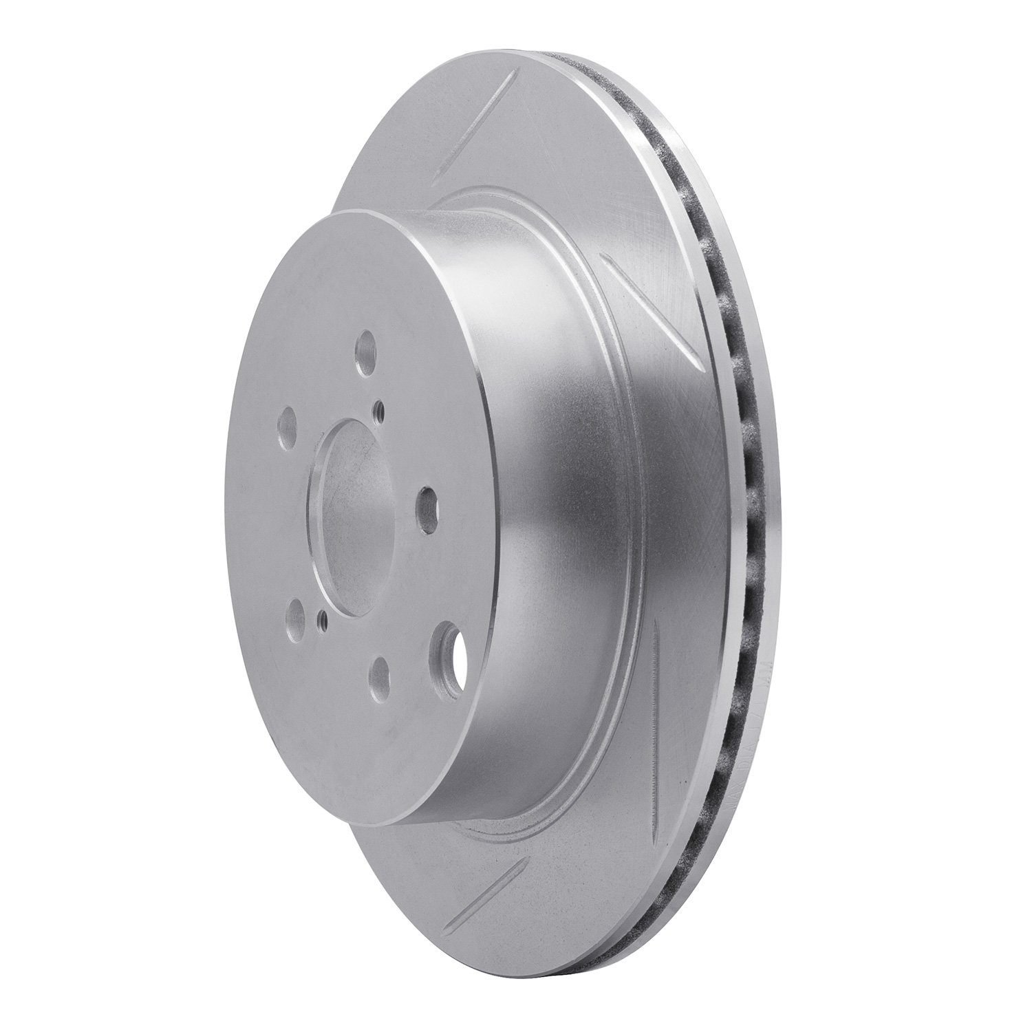 611-13027L Slotted Brake Rotor [Silver], 2014-2018 Subaru, Position: Rear Left