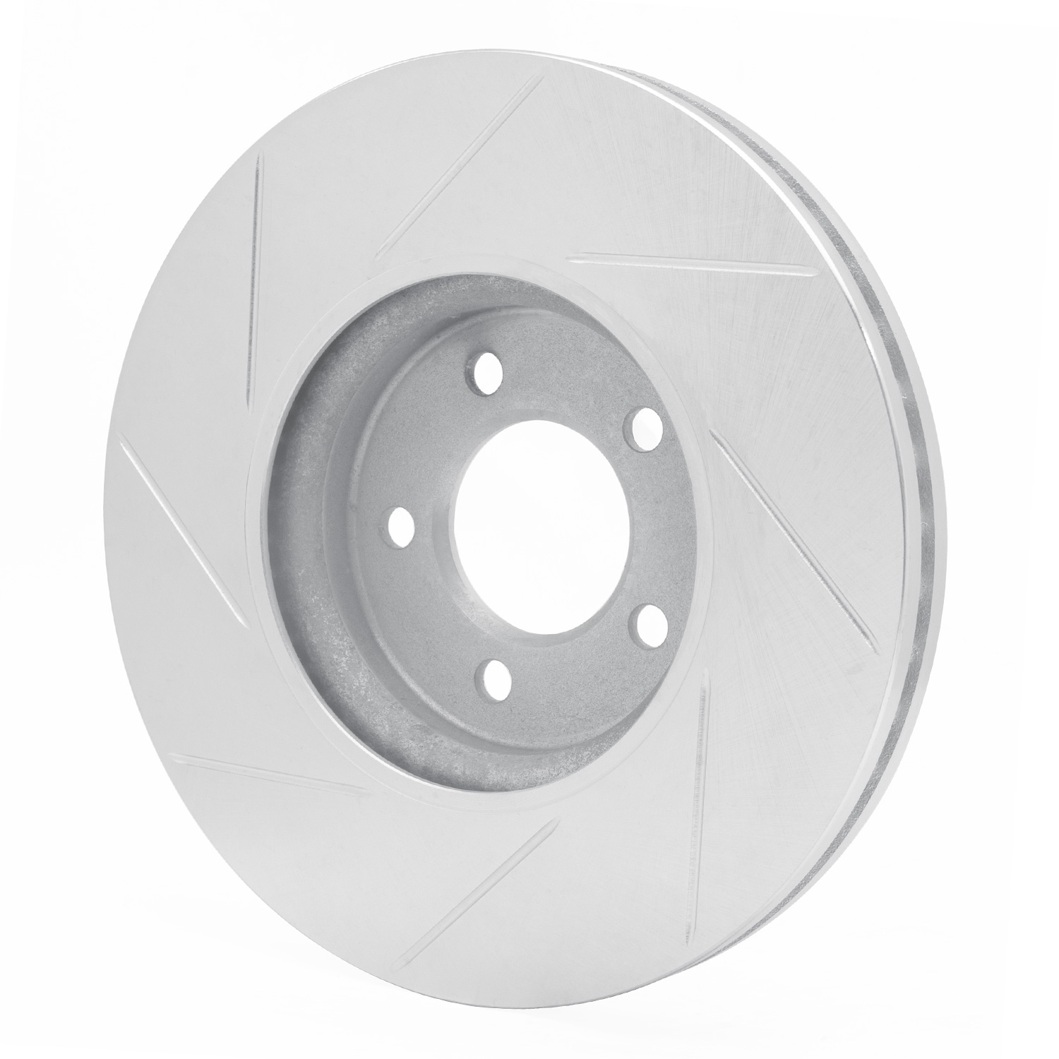 611-20025R Slotted Brake Rotor [Silver], 2006-2008 Jaguar, Position: Front Right