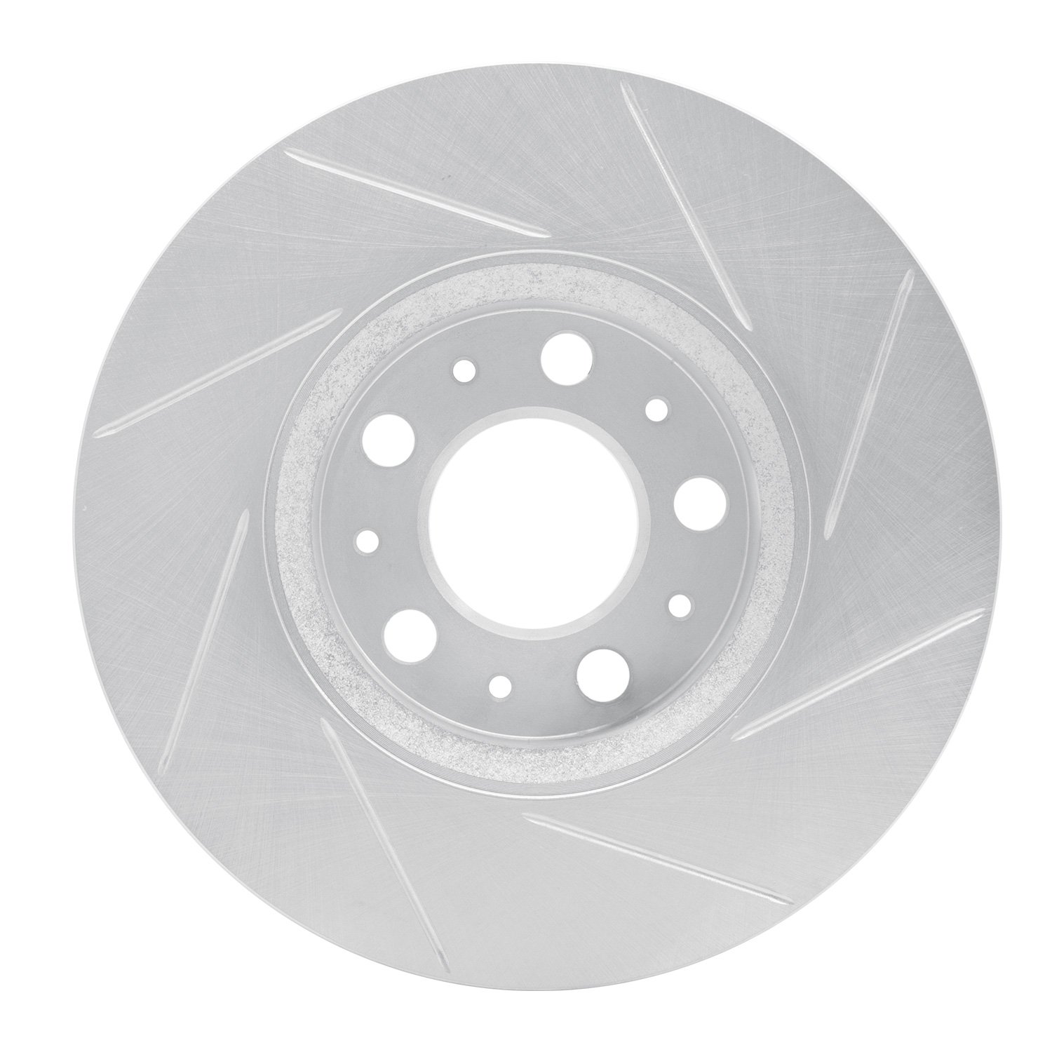 611-27028L Slotted Brake Rotor [Silver], 1999-2009 Volvo, Position: Front Left