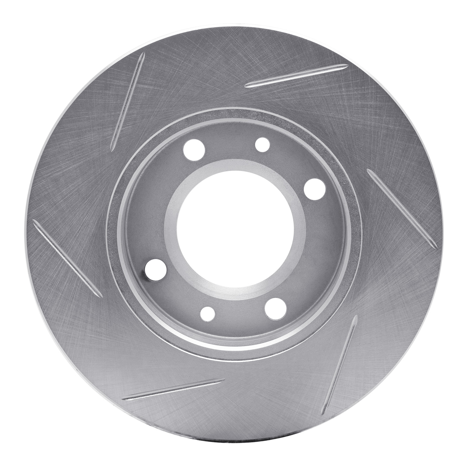 611-28005R Slotted Brake Rotor [Silver], 1989-1991 Peugeot, Position: Rear Right