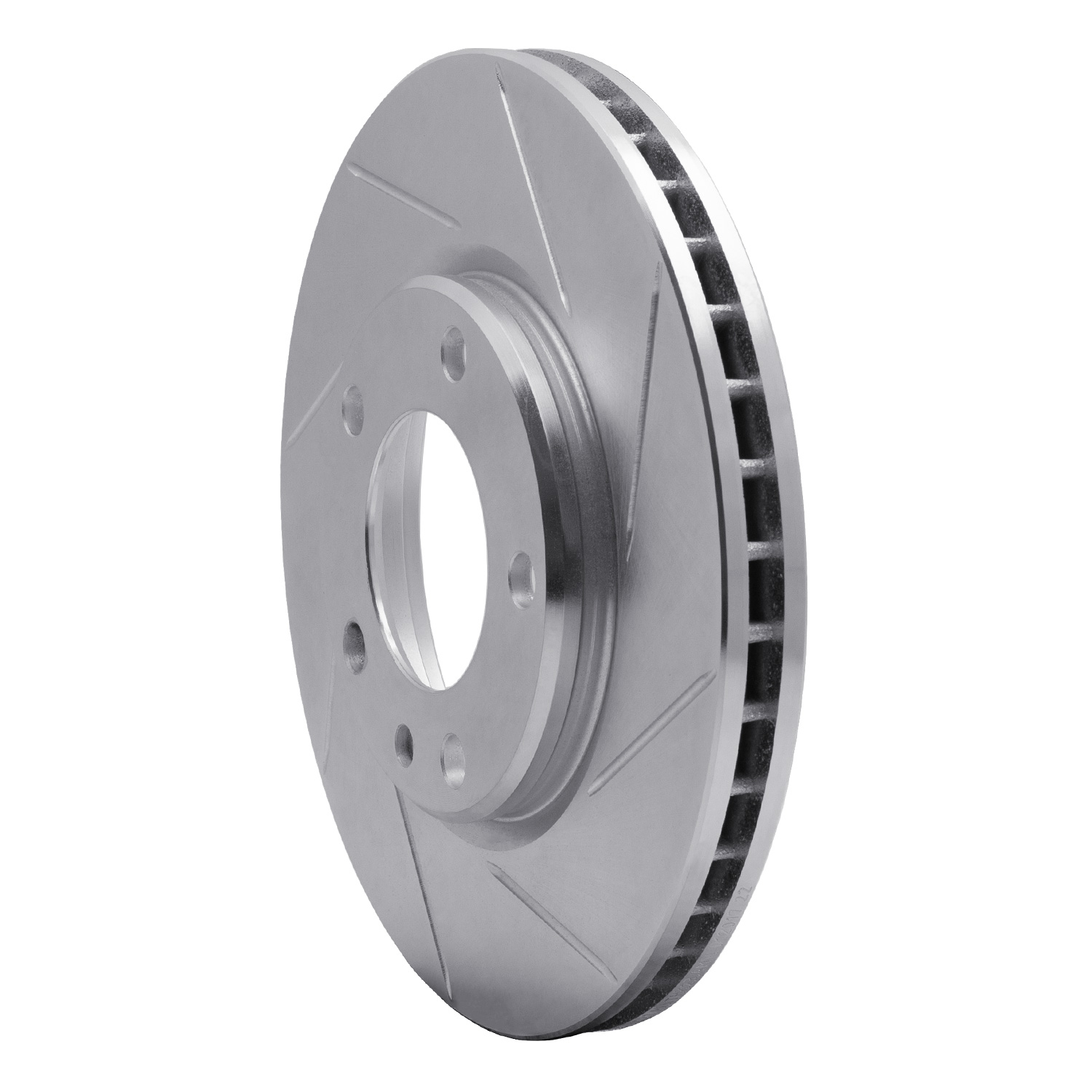 611-31022R Slotted Brake Rotor [Silver], 1988-1991 BMW, Position: Front Right