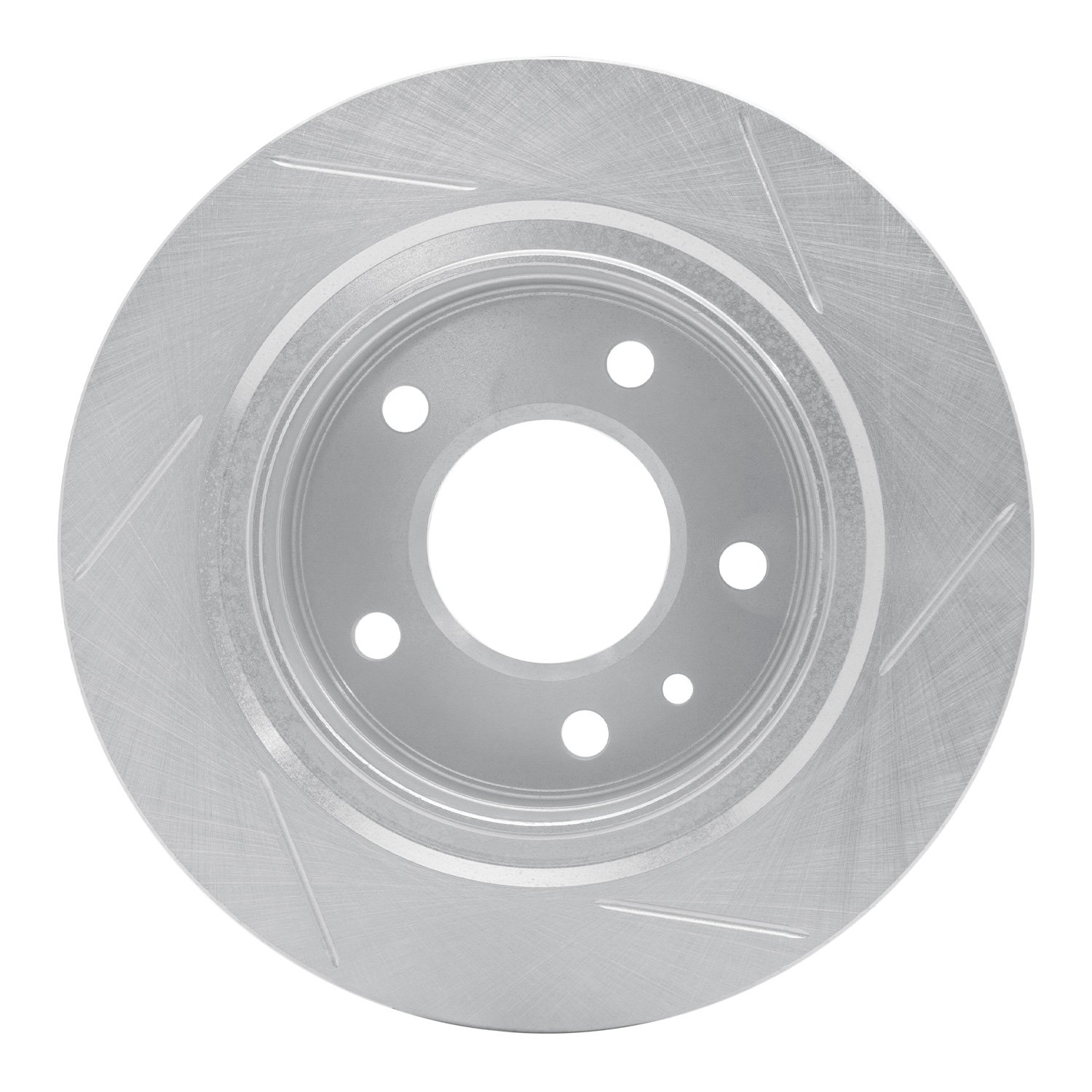 611-31026L Slotted Brake Rotor [Silver], 1988-1991 BMW, Position: Rear Left