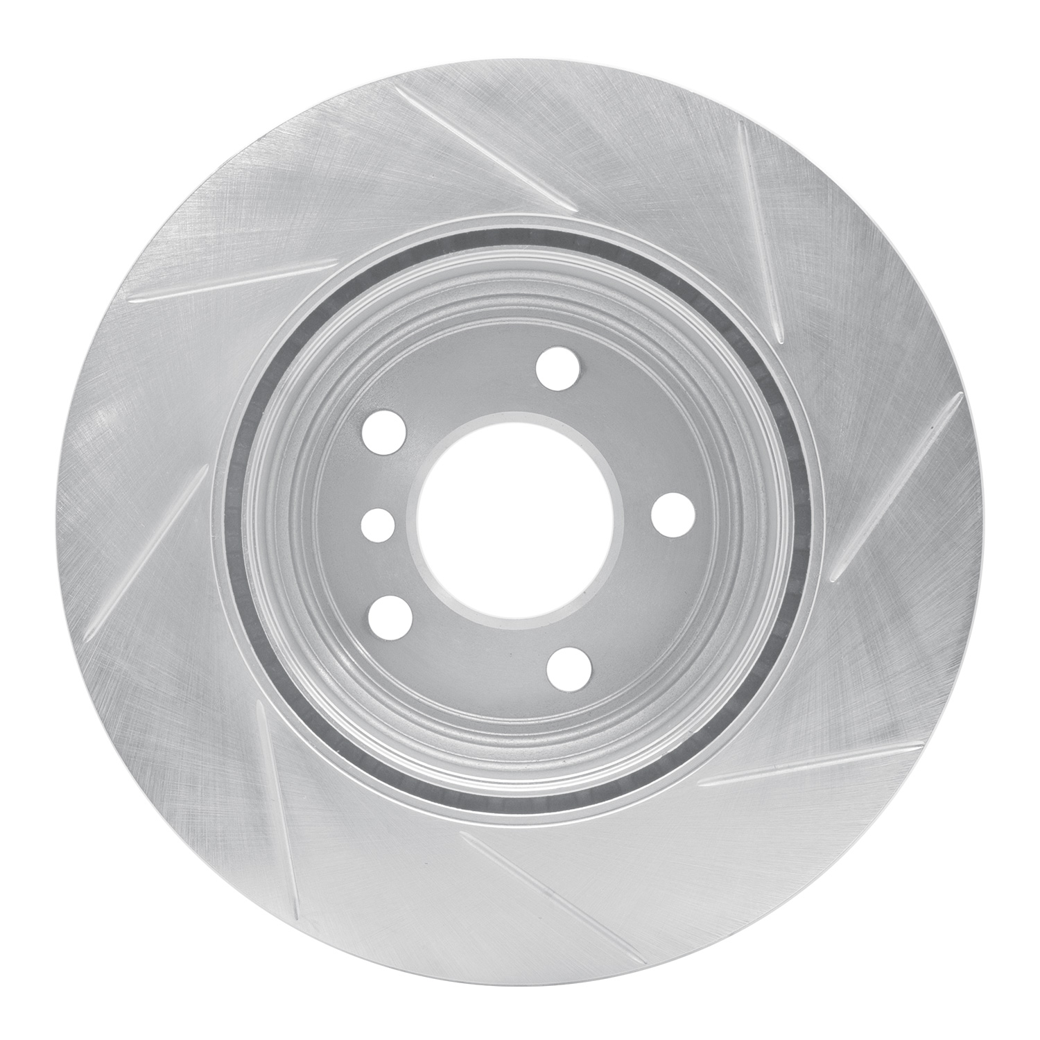 611-31109L Slotted Brake Rotor [Silver], 2012-2020 BMW, Position: Rear Left