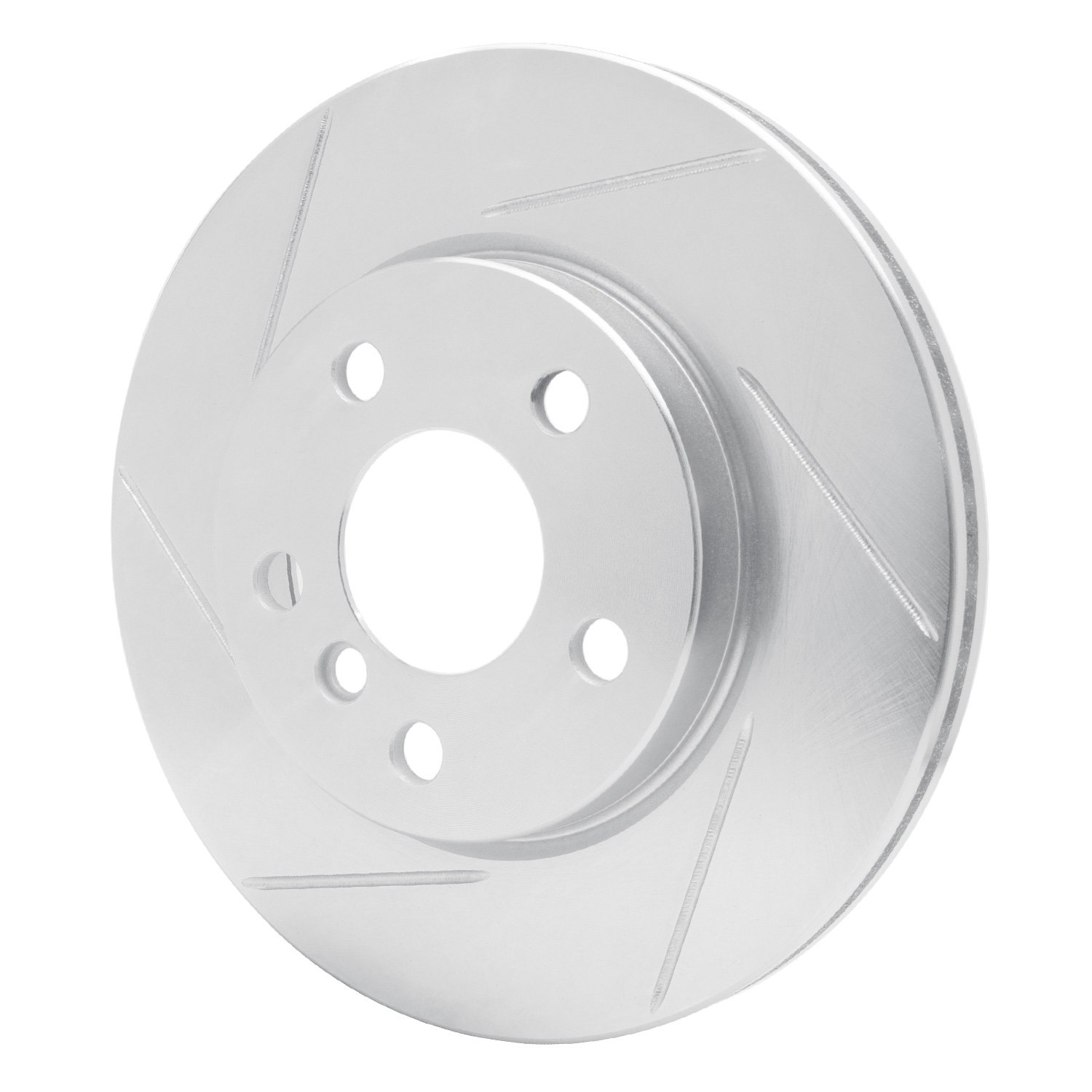 611-32017L Slotted Brake Rotor [Silver], 2014-2021 Mini, Position: Front Left