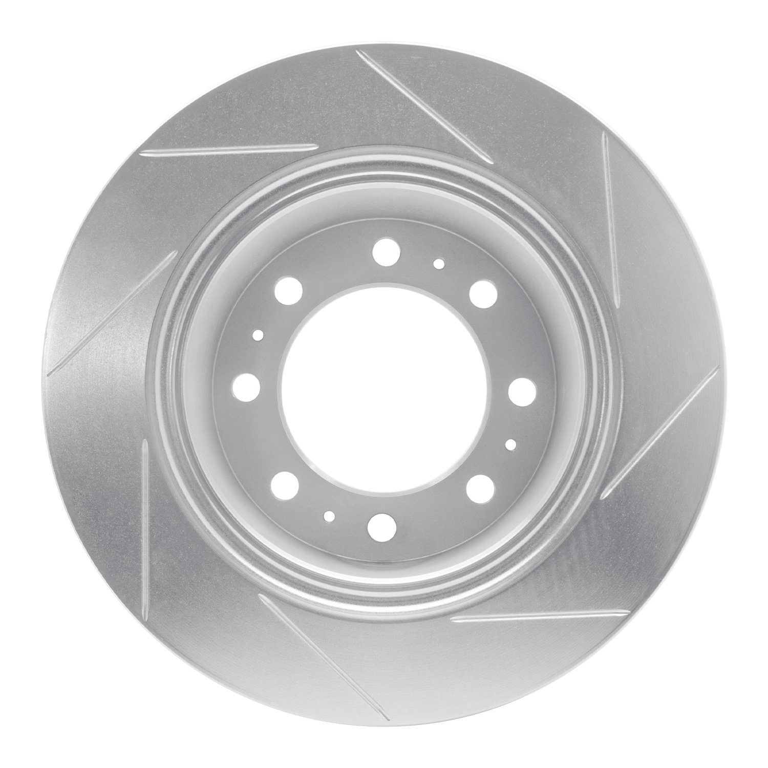 611-40118L Slotted Brake Rotor [Silver], Fits Select Mopar, Position: Rear Left