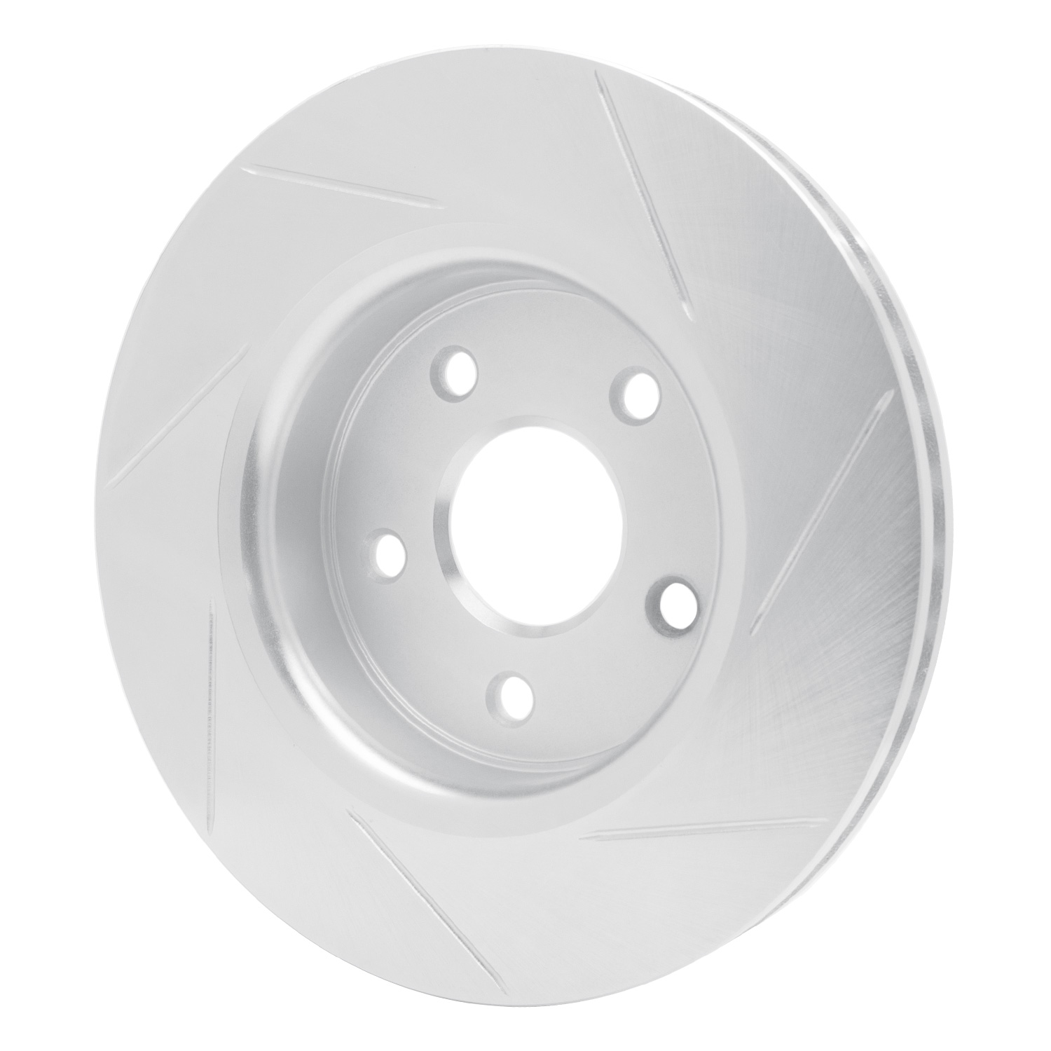 611-42000L Slotted Brake Rotor [Silver], 2005-2010 Mopar, Position: Front Left