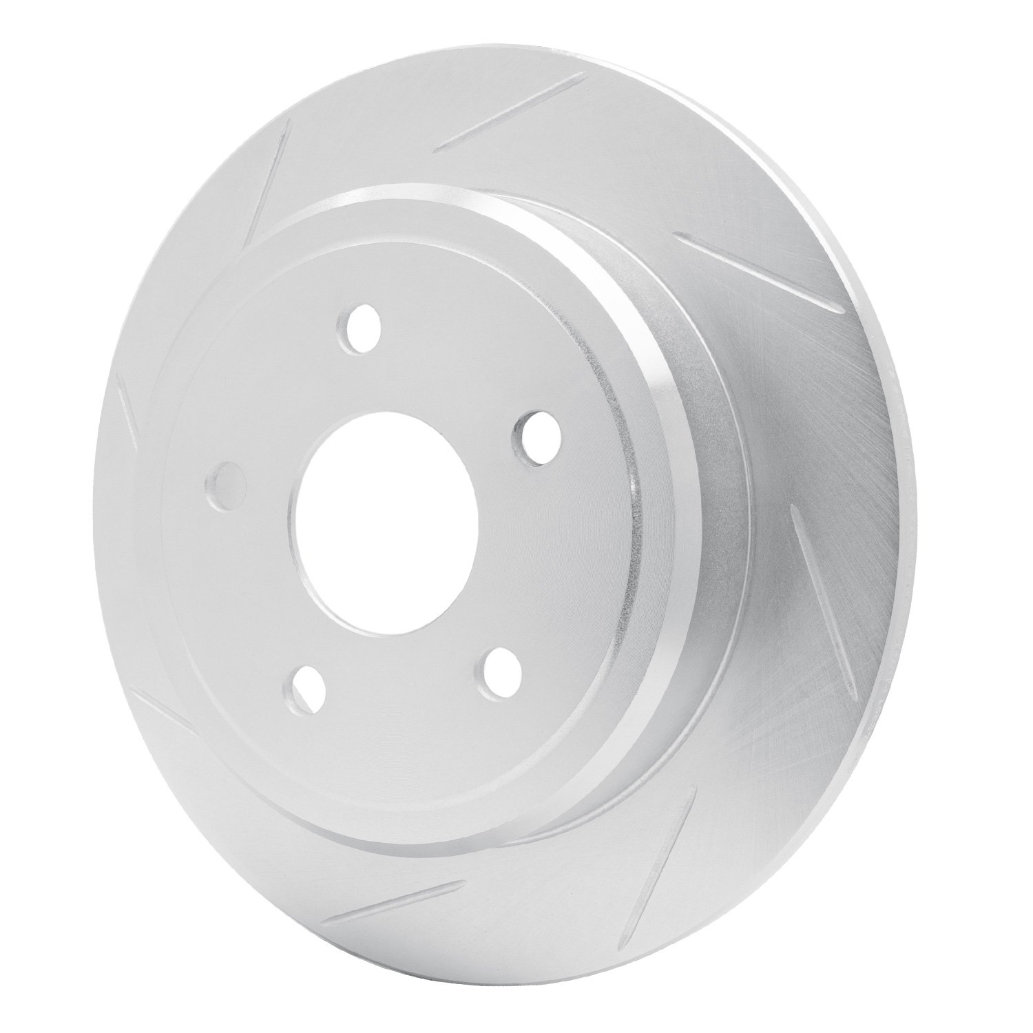 611-42001L Slotted Brake Rotor [Silver], 2005-2010 Mopar, Position: Rear Left