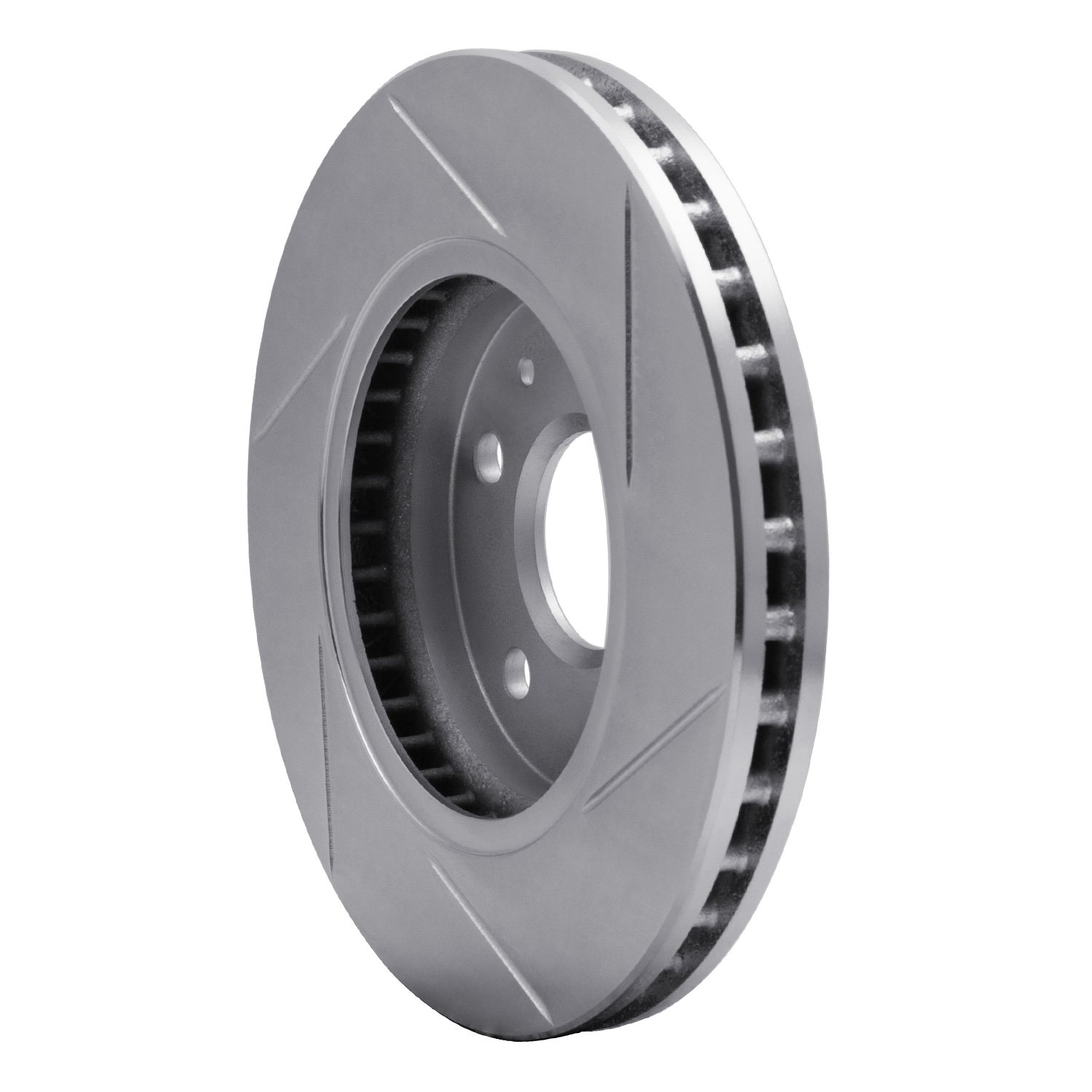 611-45014L Slotted Brake Rotor [Silver], 2011-2016 GM, Position: Front Left