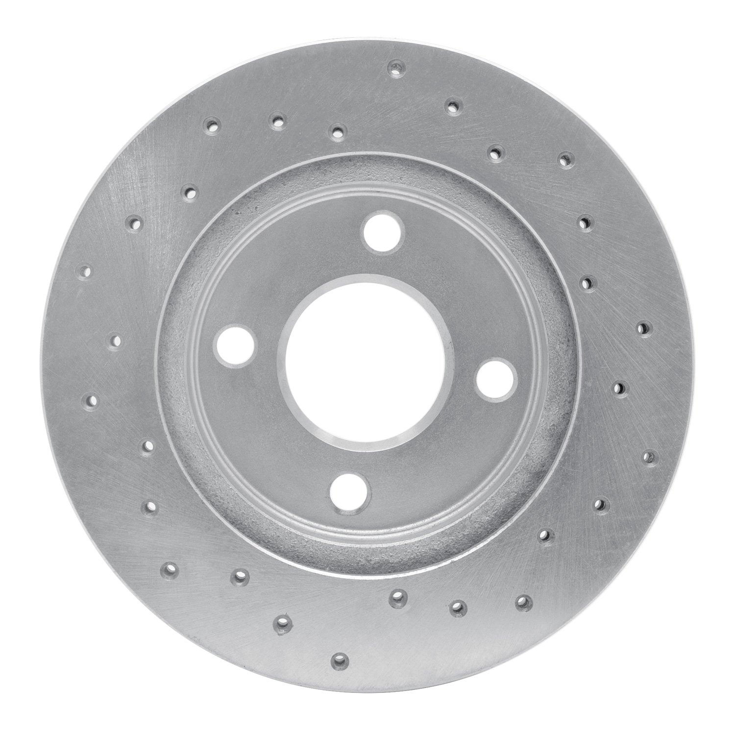 611-45015L Slotted Brake Rotor [Silver], 2011-2016 GM, Position: Rear Left
