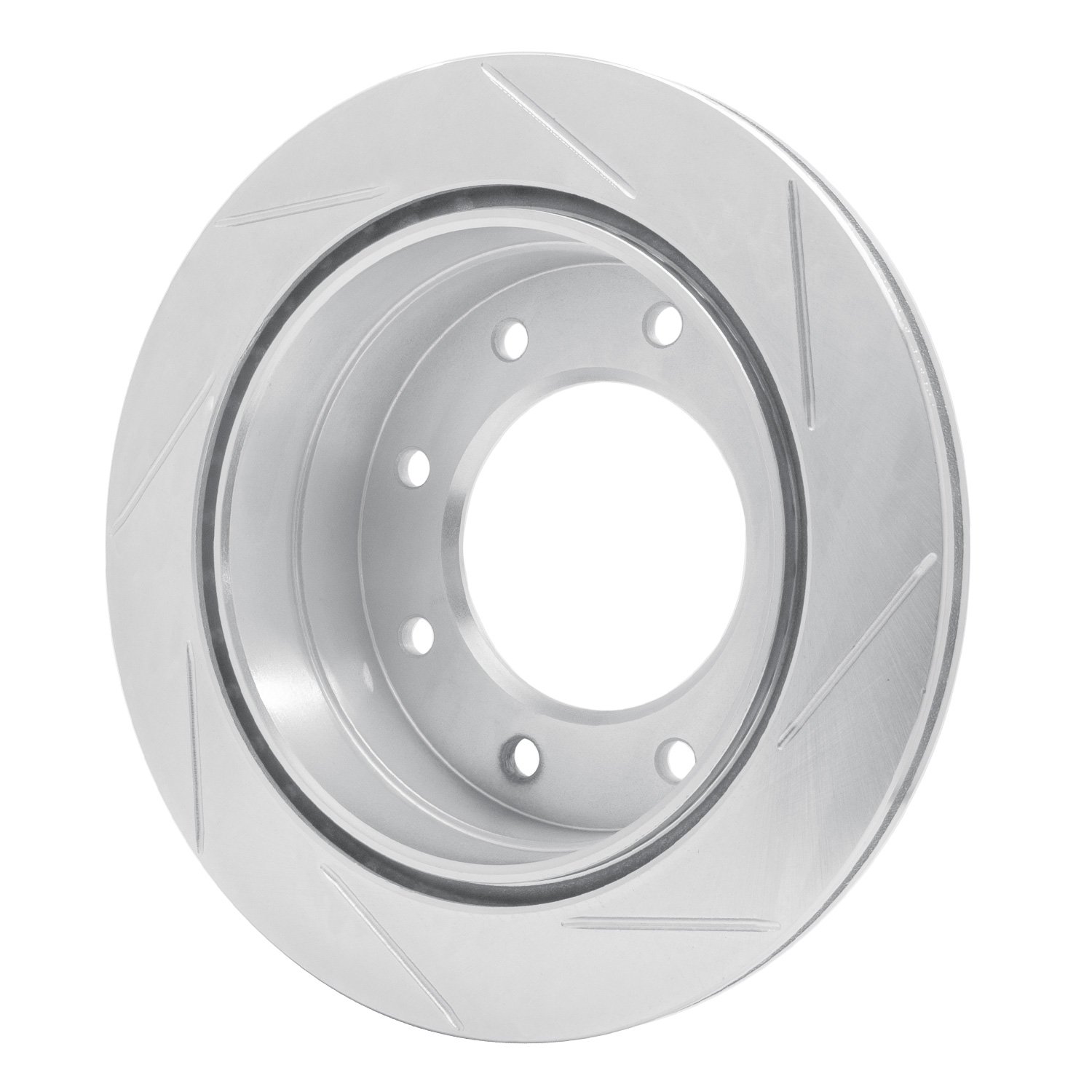 611-46011L Slotted Brake Rotor [Silver], 2000-2011 GM, Position: Rear Left