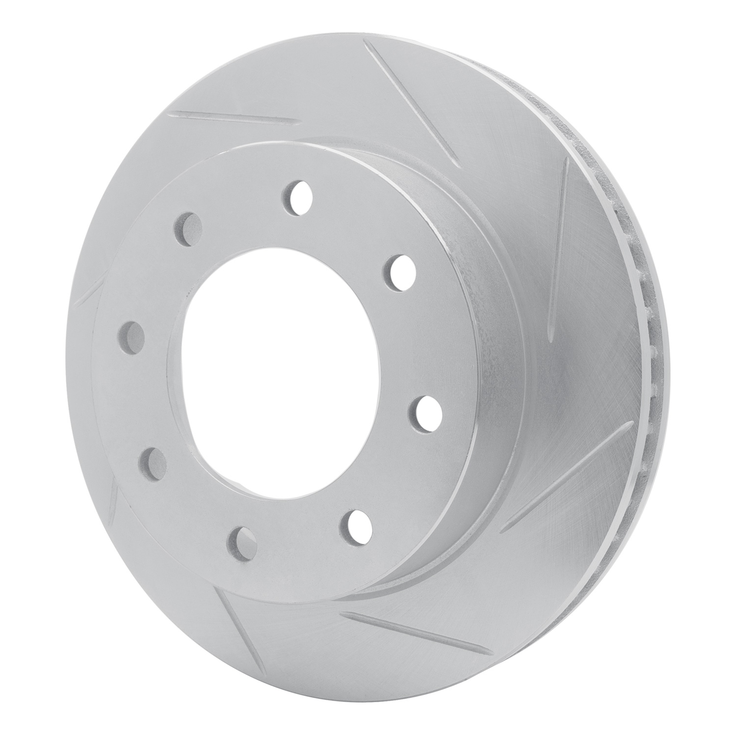 611-46023L Slotted Brake Rotor [Silver], 2006-2011 GM, Position: Front Left