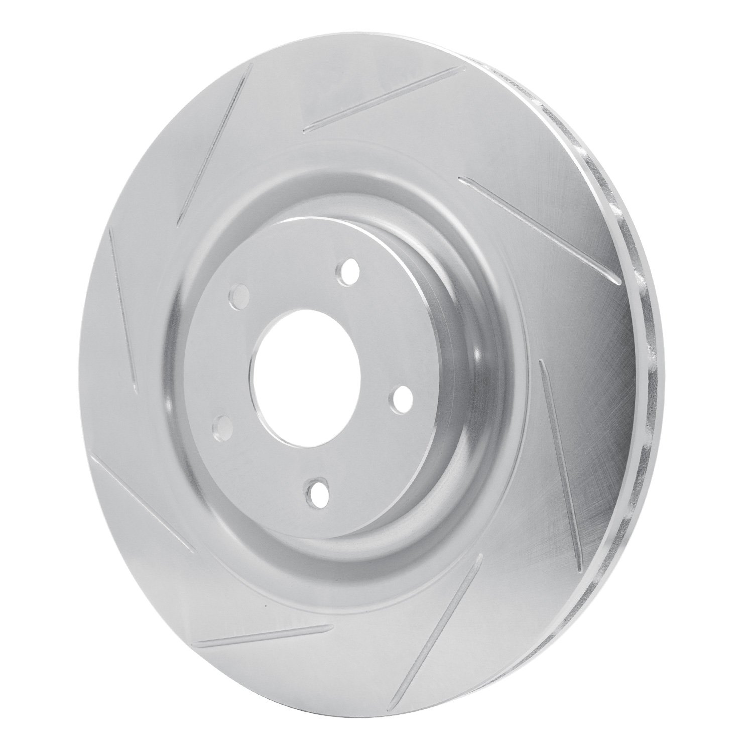 Slotted Brake Rotor [Silver], 2006-2013 GM