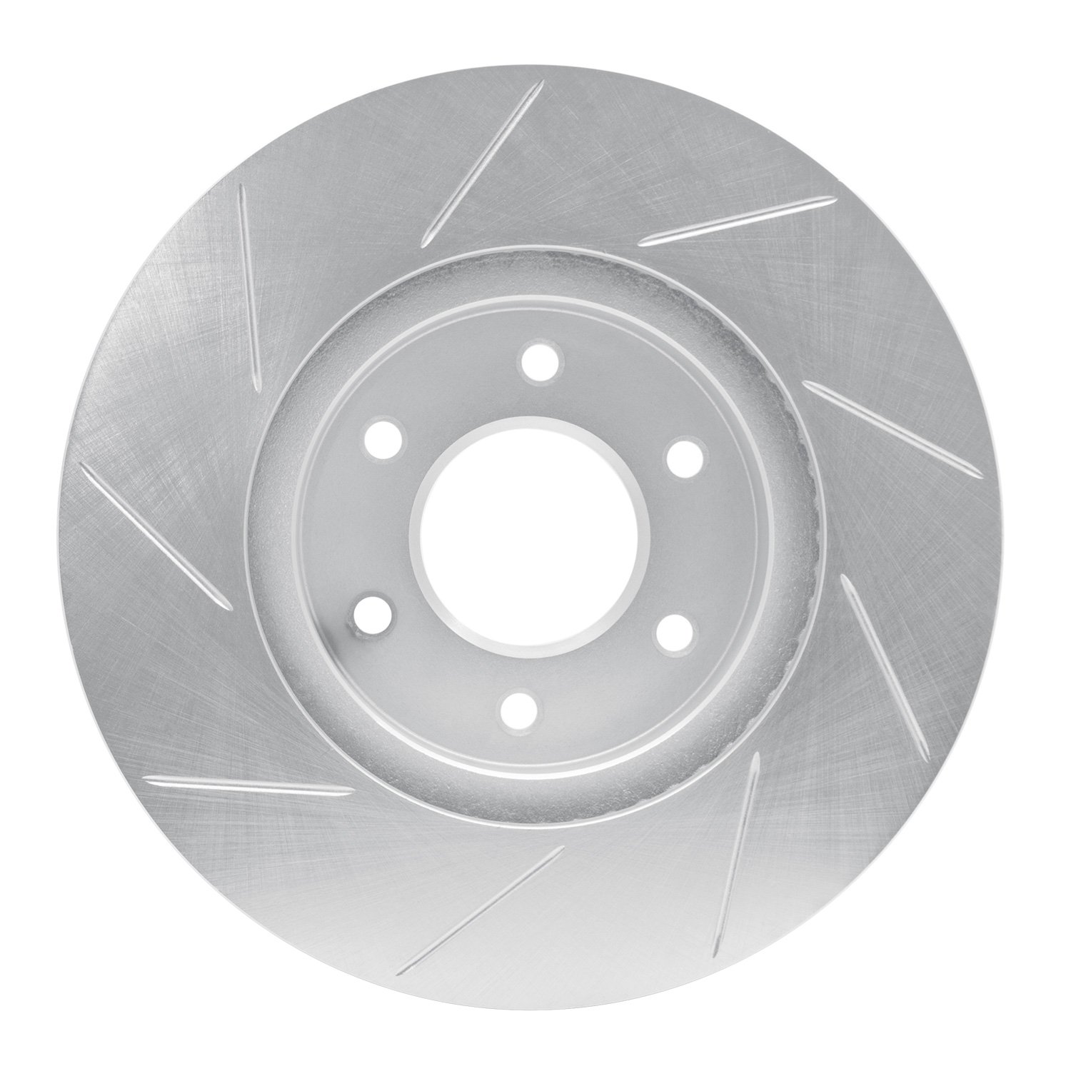 611-47069R Slotted Brake Rotor [Silver], 2006-2009 GM, Position: Front Right