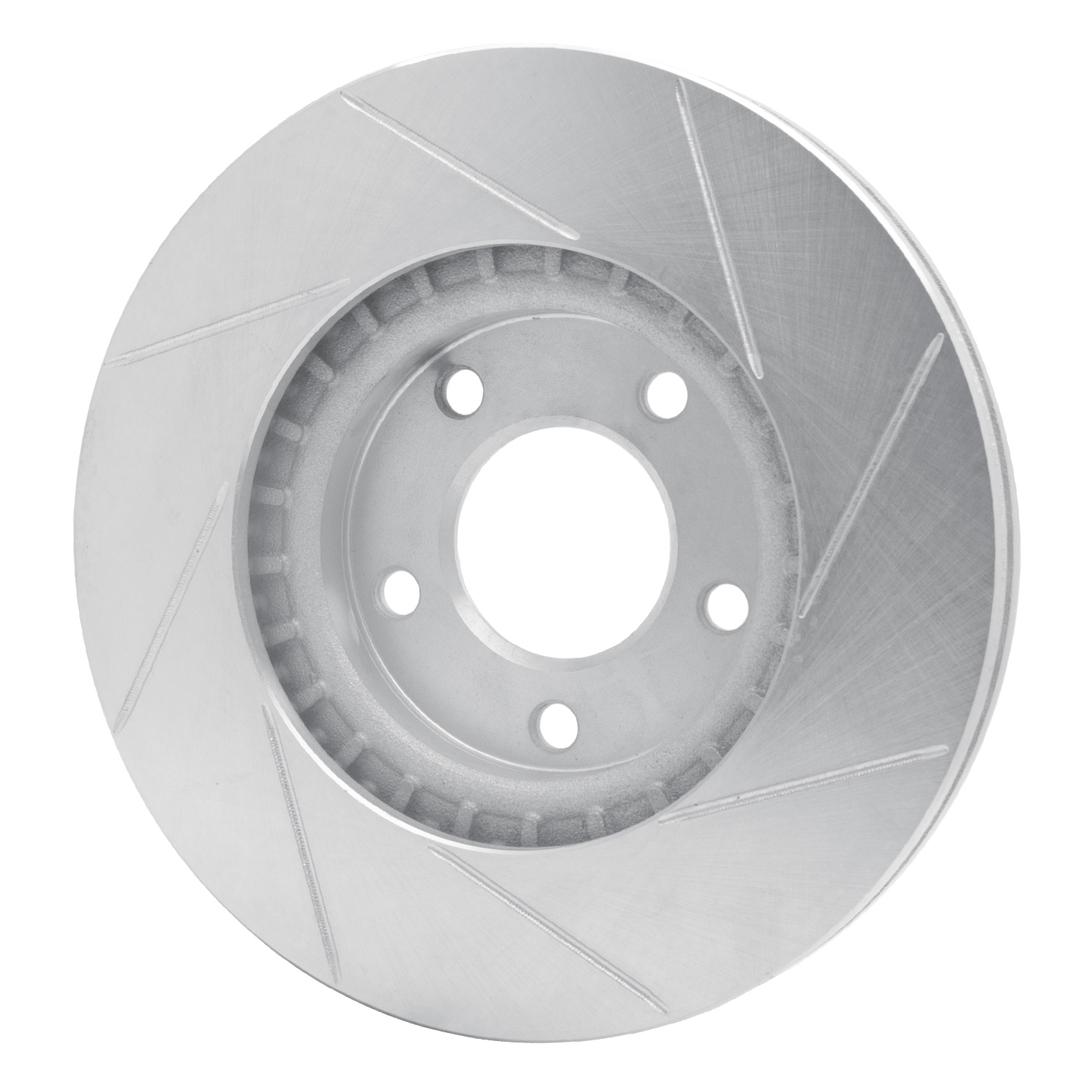 611-54091L Slotted Brake Rotor [Silver], 2007-2008 Ford/Lincoln/Mercury/Mazda, Position: Front Left
