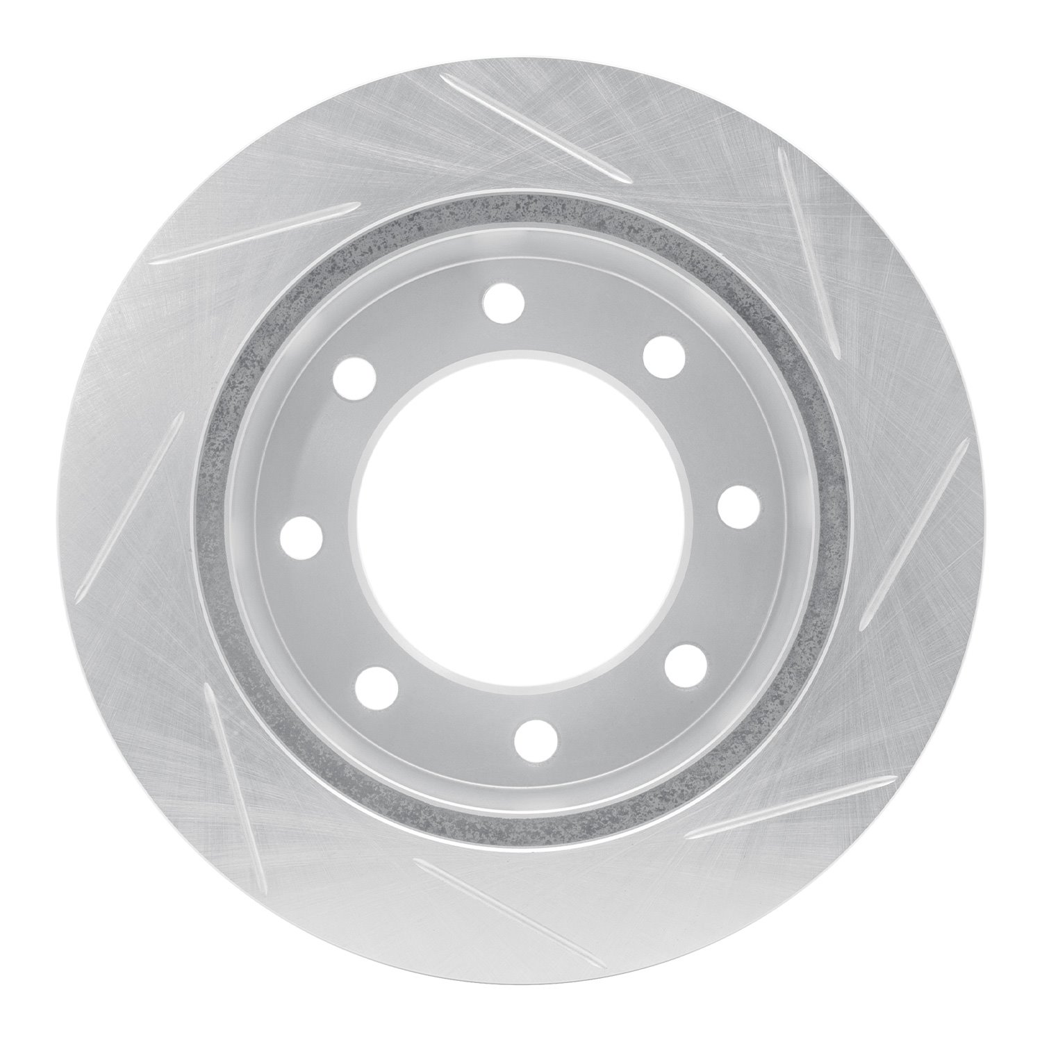 611-54161L Slotted Brake Rotor [Silver], 1999-2005 Ford/Lincoln/Mercury/Mazda, Position: Rear Left